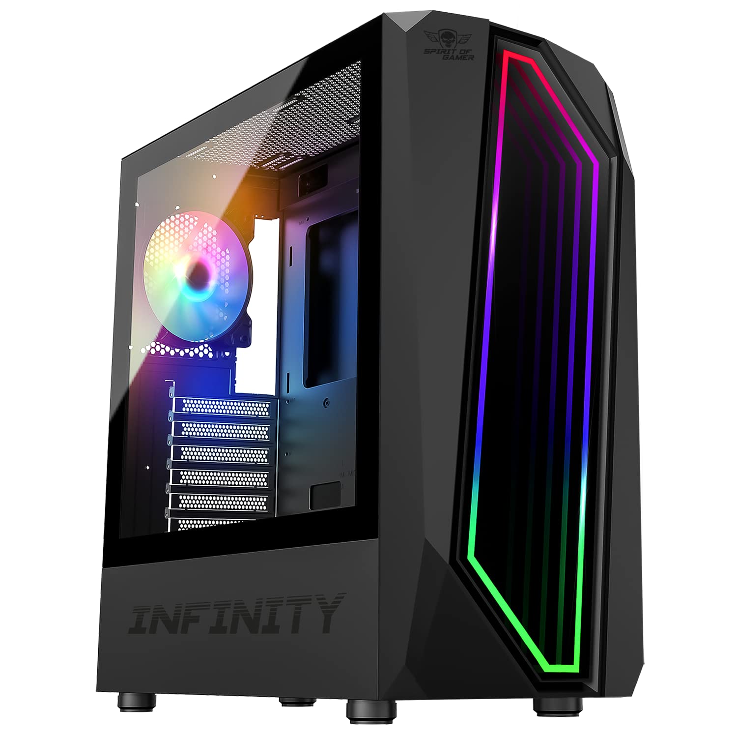 Spirit Of Gamer INFINITY ARTIC - Case PC Gaming ATX RGB