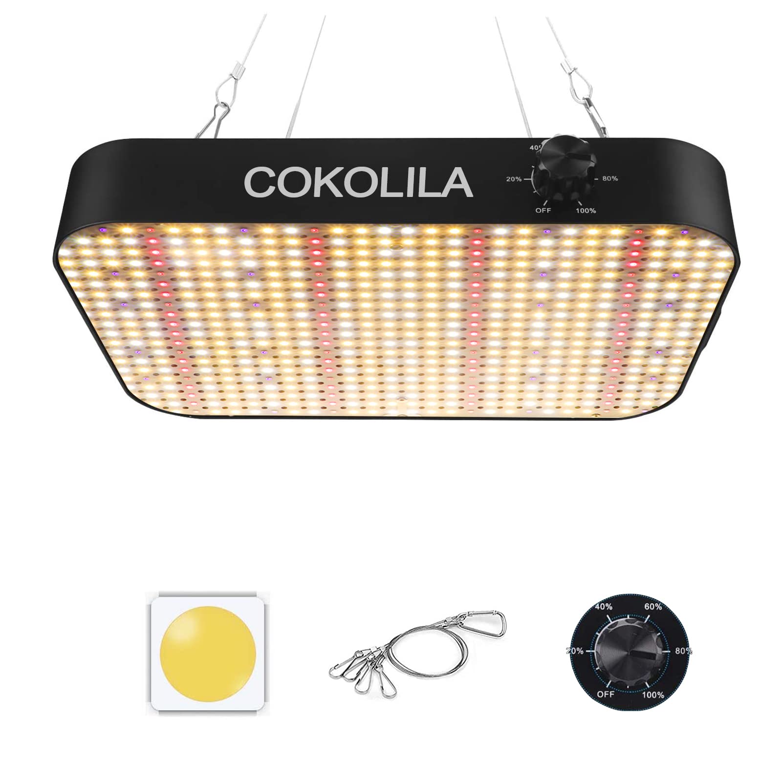 COKOLILA Dimmerabile Lampada per Piante 600w