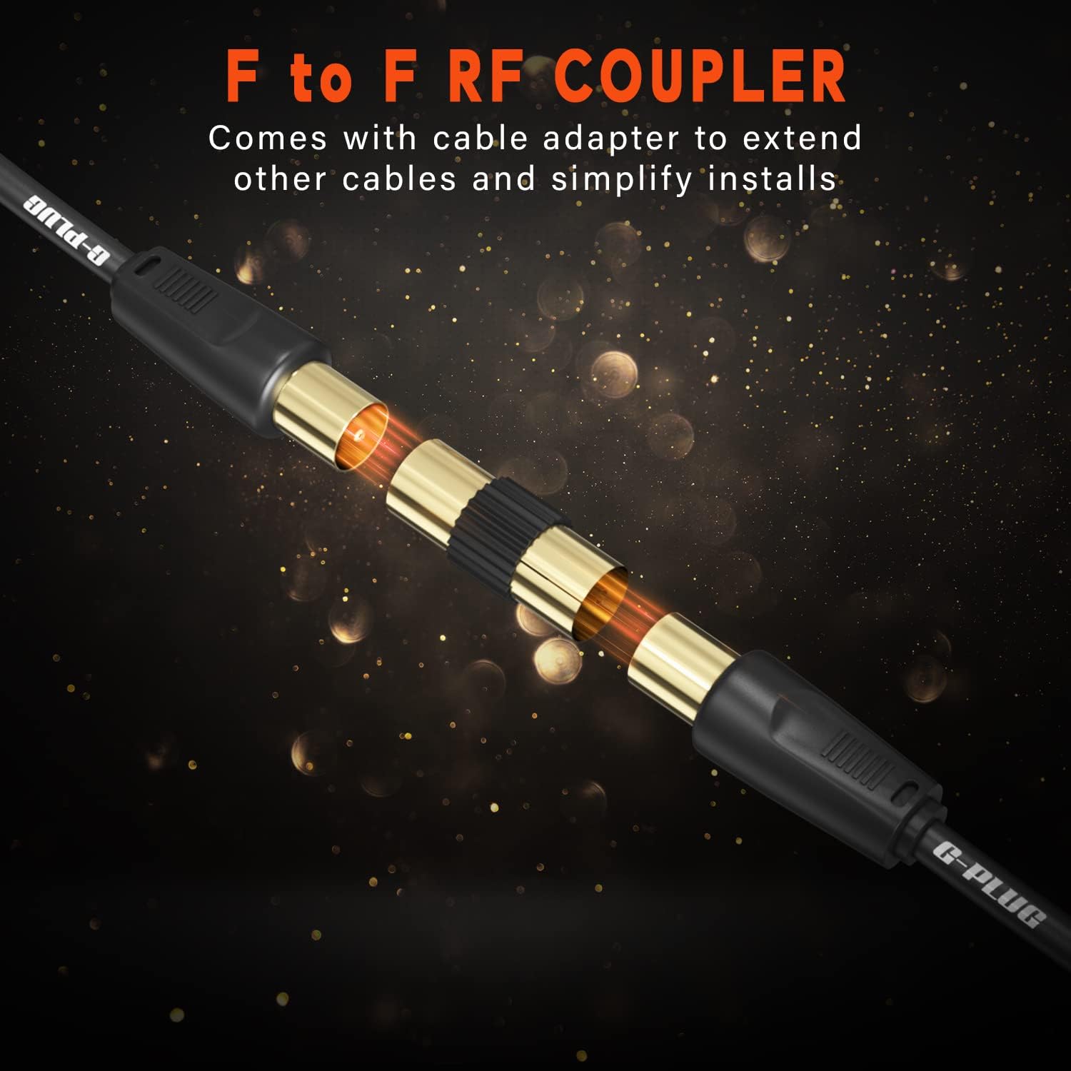 G-plug Cavo Antenna TV Coassiale Angolo Retto 1m - immagine 6