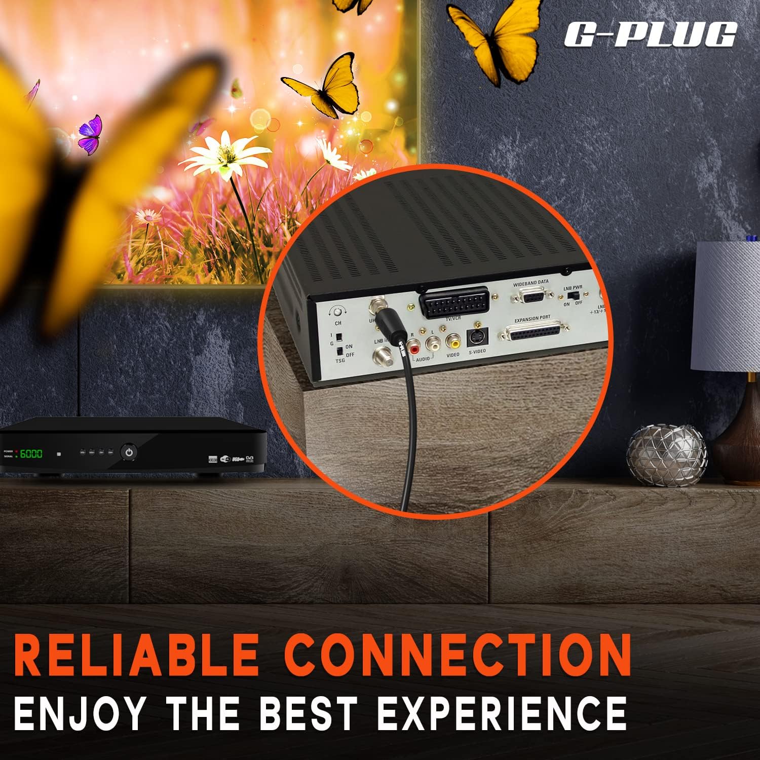 G-plug Cavo Antenna TV Coassiale Angolo Retto 1m - immagine 7