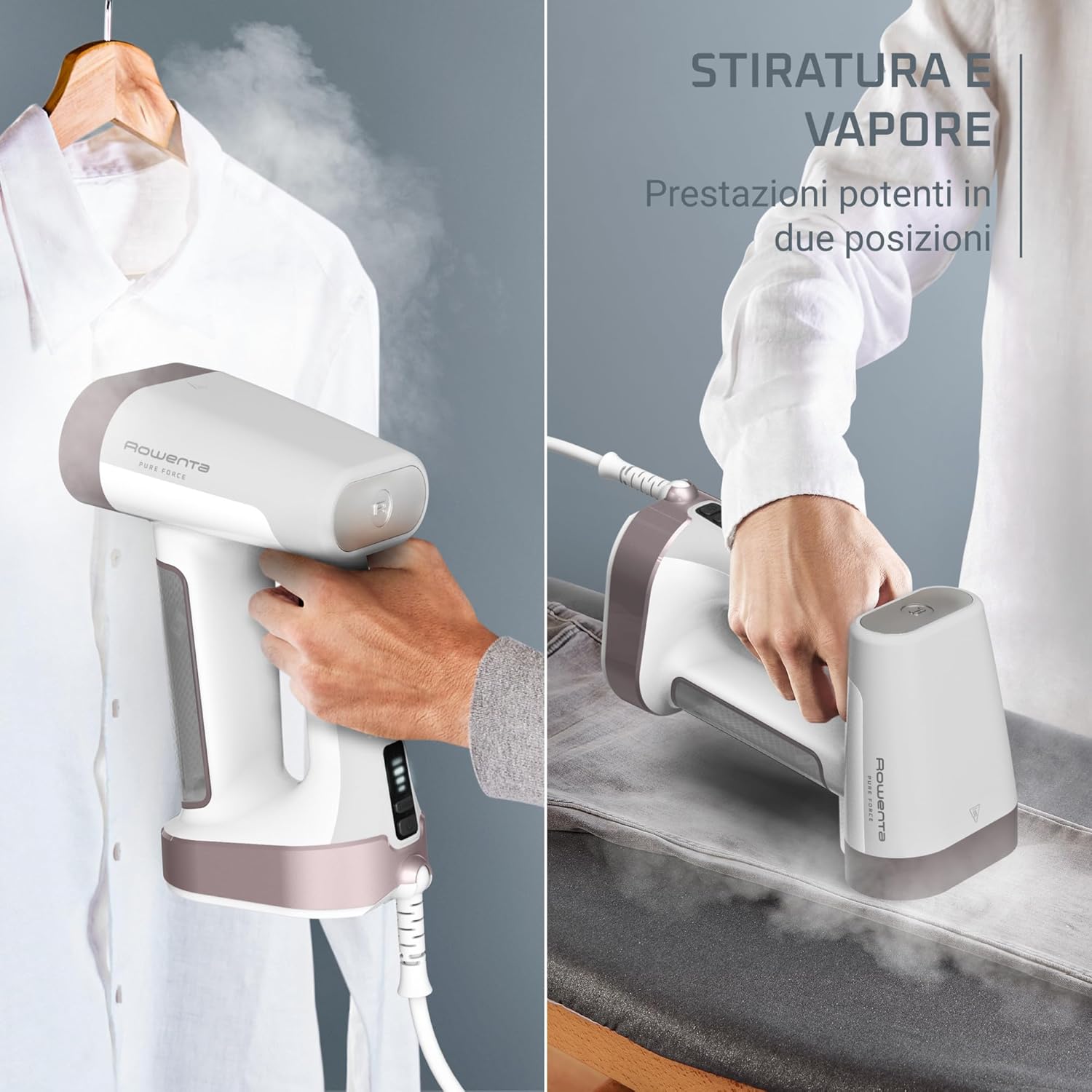 Rowenta Pure Force - Ferro da Stiro Verticale e Orizzontale - immagine 3
