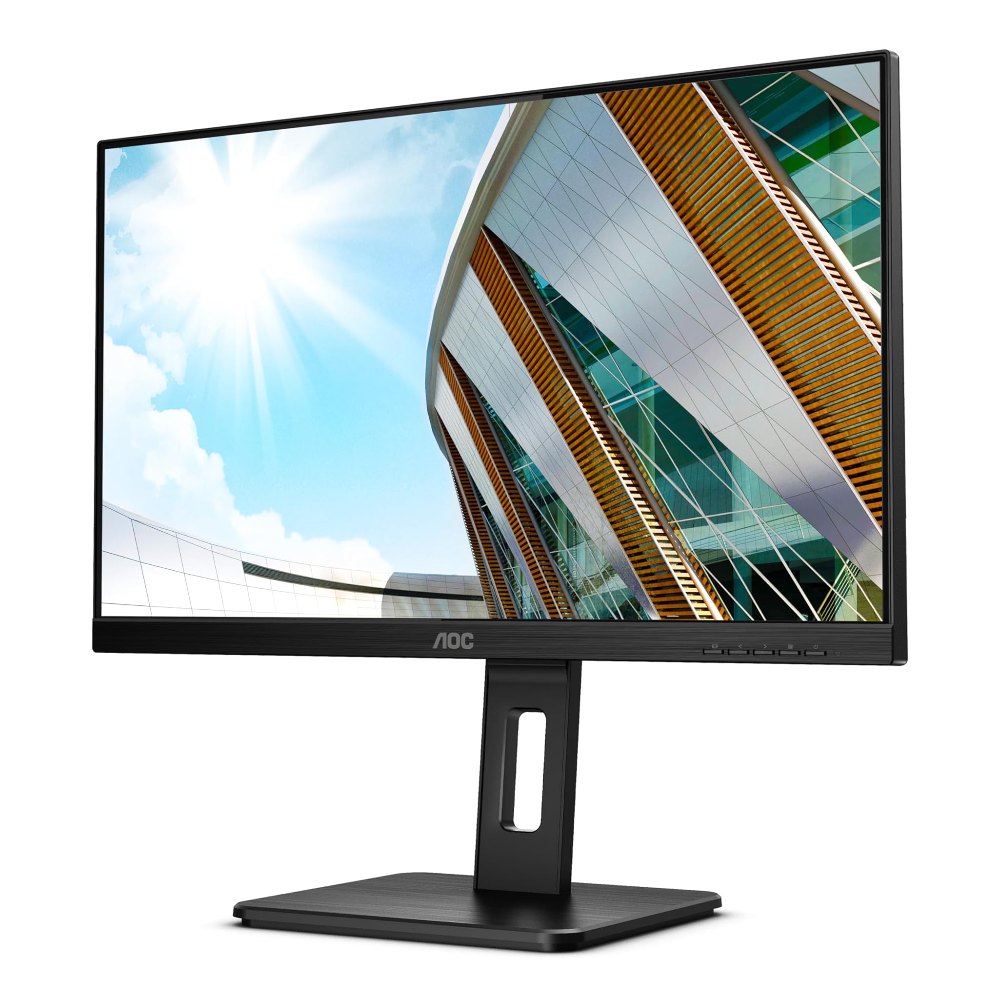 Aoc Q24P2Q - Monitor QHD 24" Regolabile, Nero
