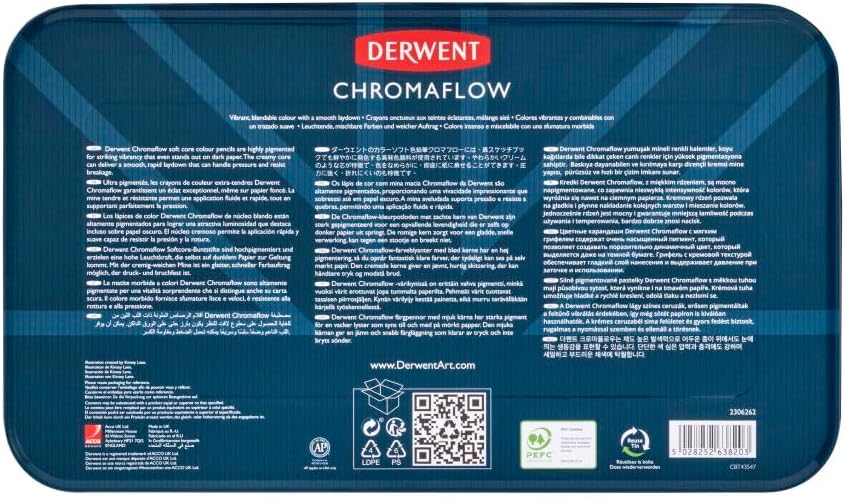 Derwent Chromaflow - Set 100 Matite Professionali - immagine 3