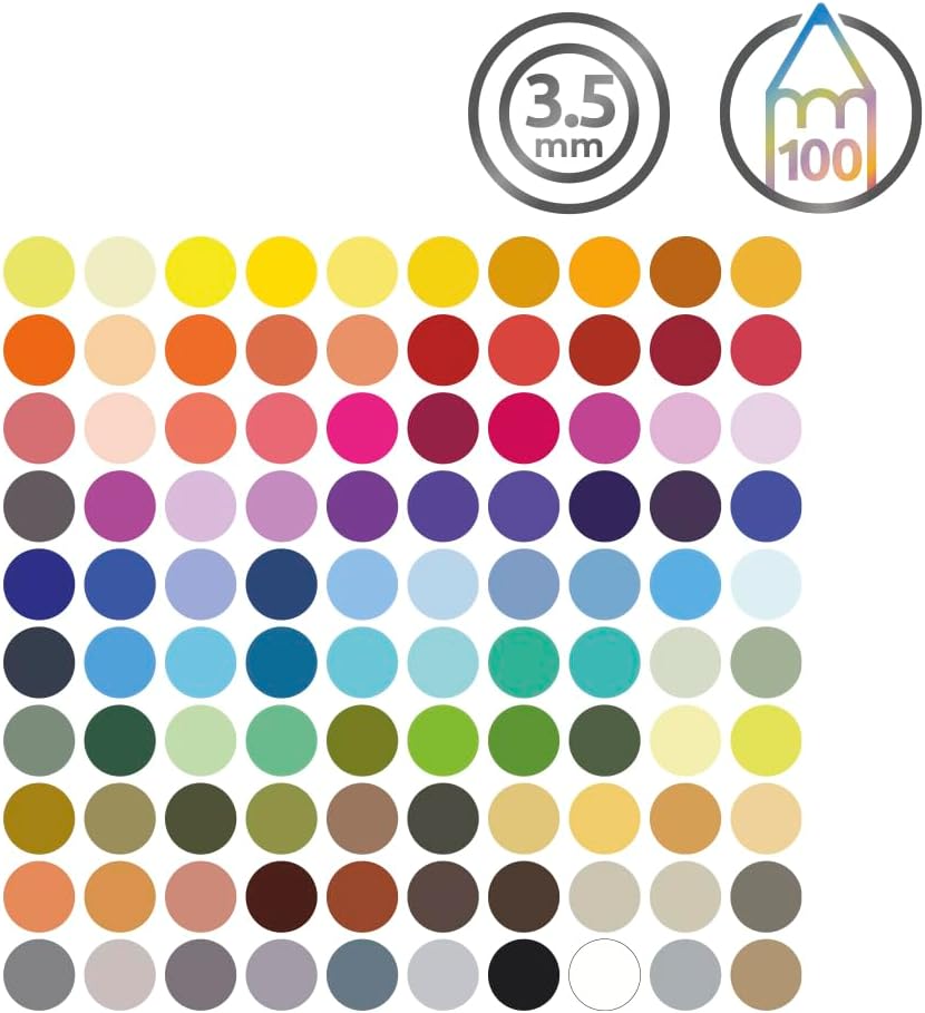 Derwent Chromaflow - Set 100 Matite Professionali - immagine 4