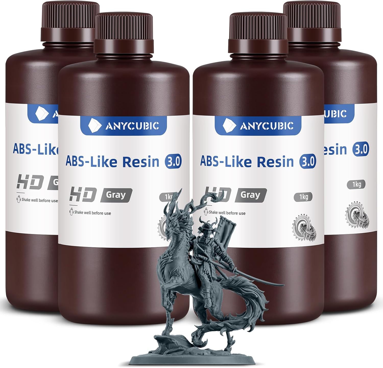 ANYCUBIC ABS-Like Resin 3.0 - Resina 3D HD-Grigio 4000g - immagine 1