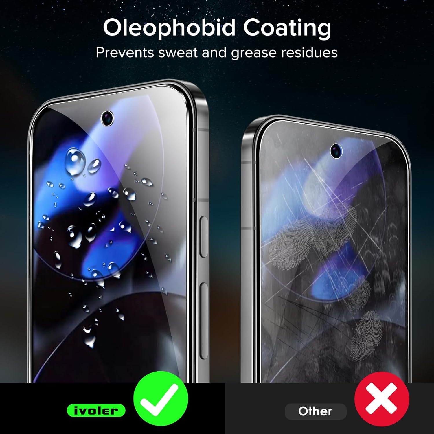 Ivoler 3 Pezzi Vetro Temperato per Google Pixel 9 - immagine 7