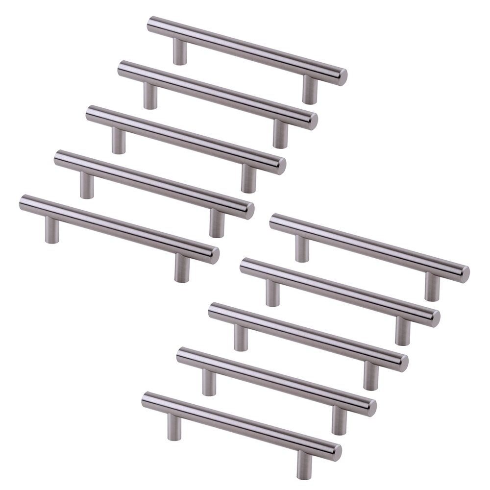 Emuca 9164051 Maniglia per Mobile Ø12mm CC 320mm, 10 pz