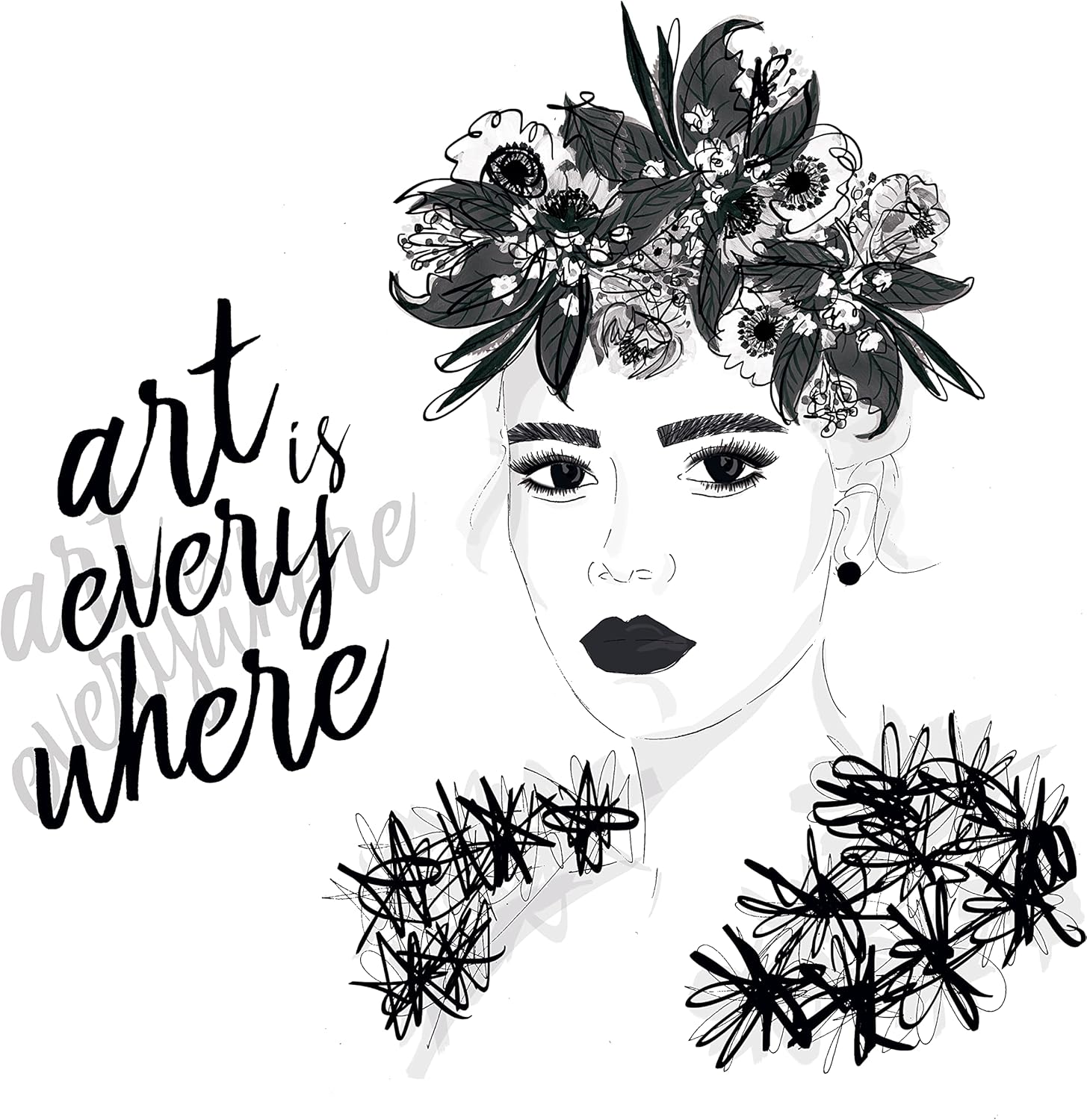 Rasch Tapeten 100860 - Carta da Parati Fotografica Art is Everywhere