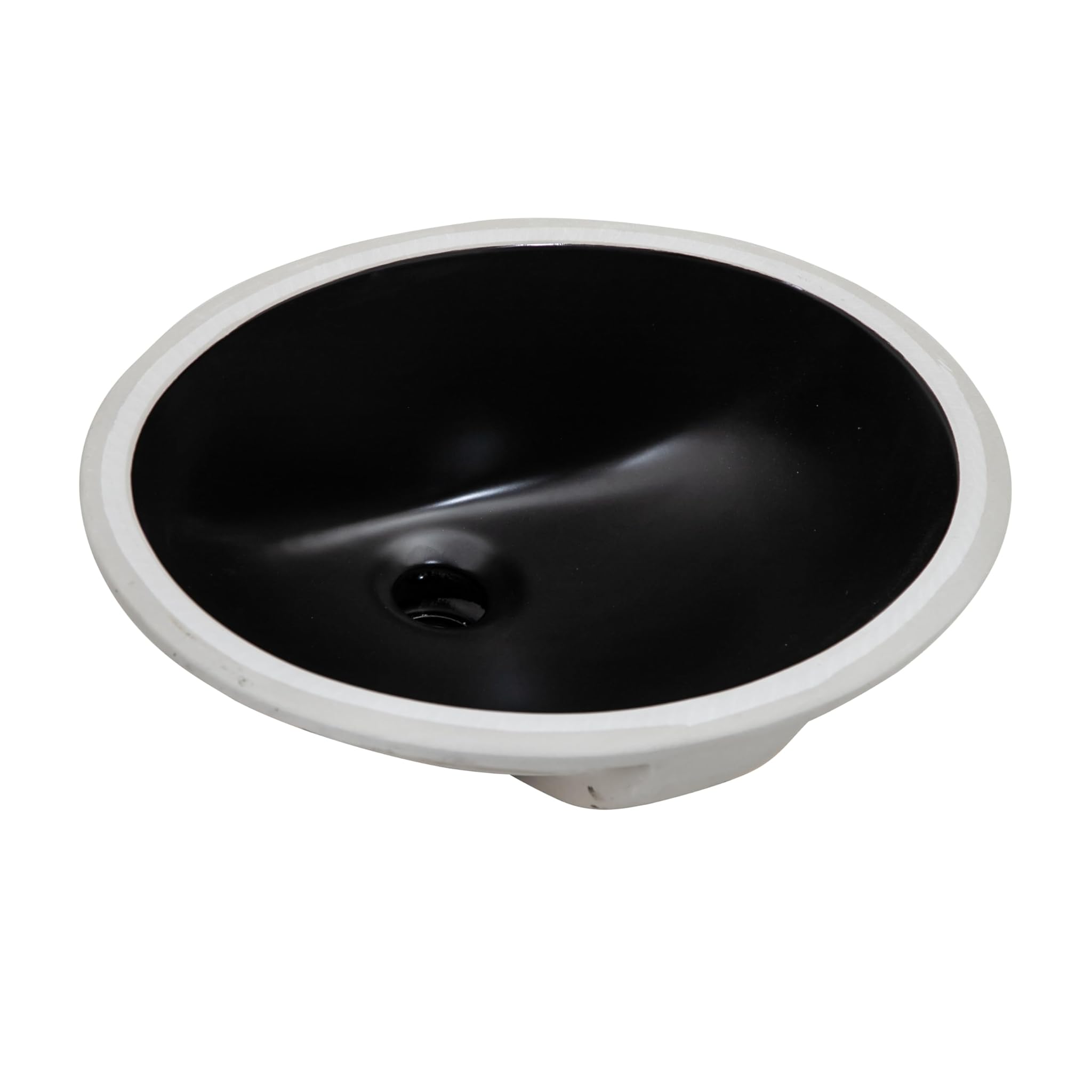 Lavabo Bagno Ovale Sottotop in Ceramica Bianco