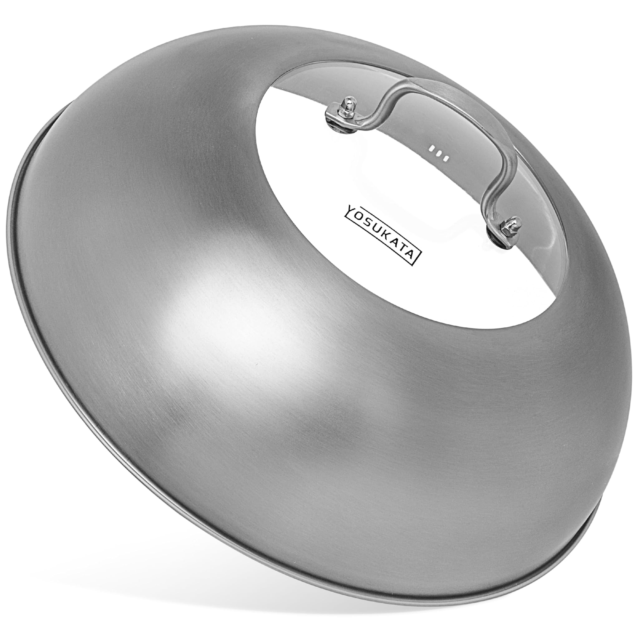 Yosukata Coperchio Universale Wok 32,5 cm Acciaio Inox