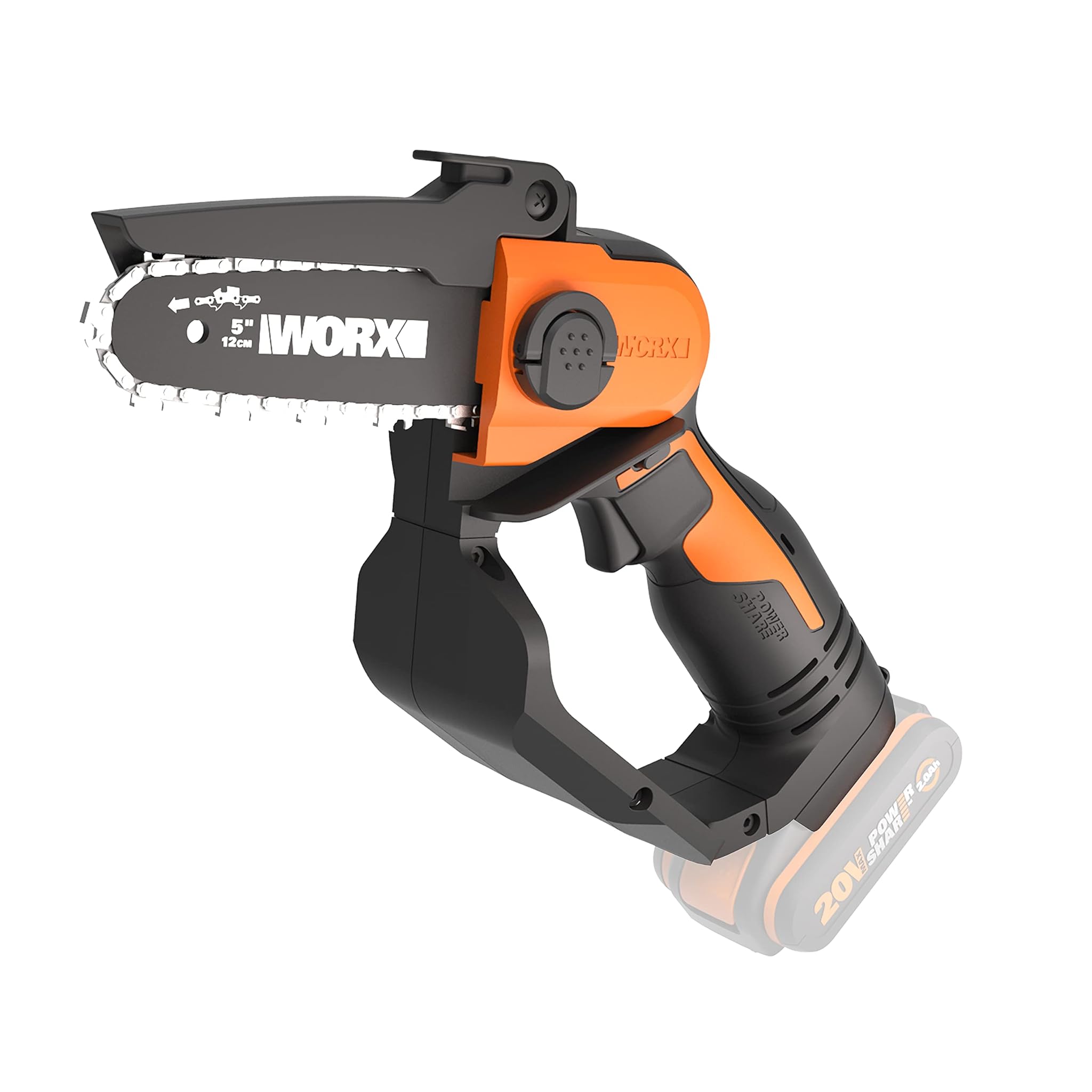 Worx Potatore a Batteria 20 V WG324E.9 12cm