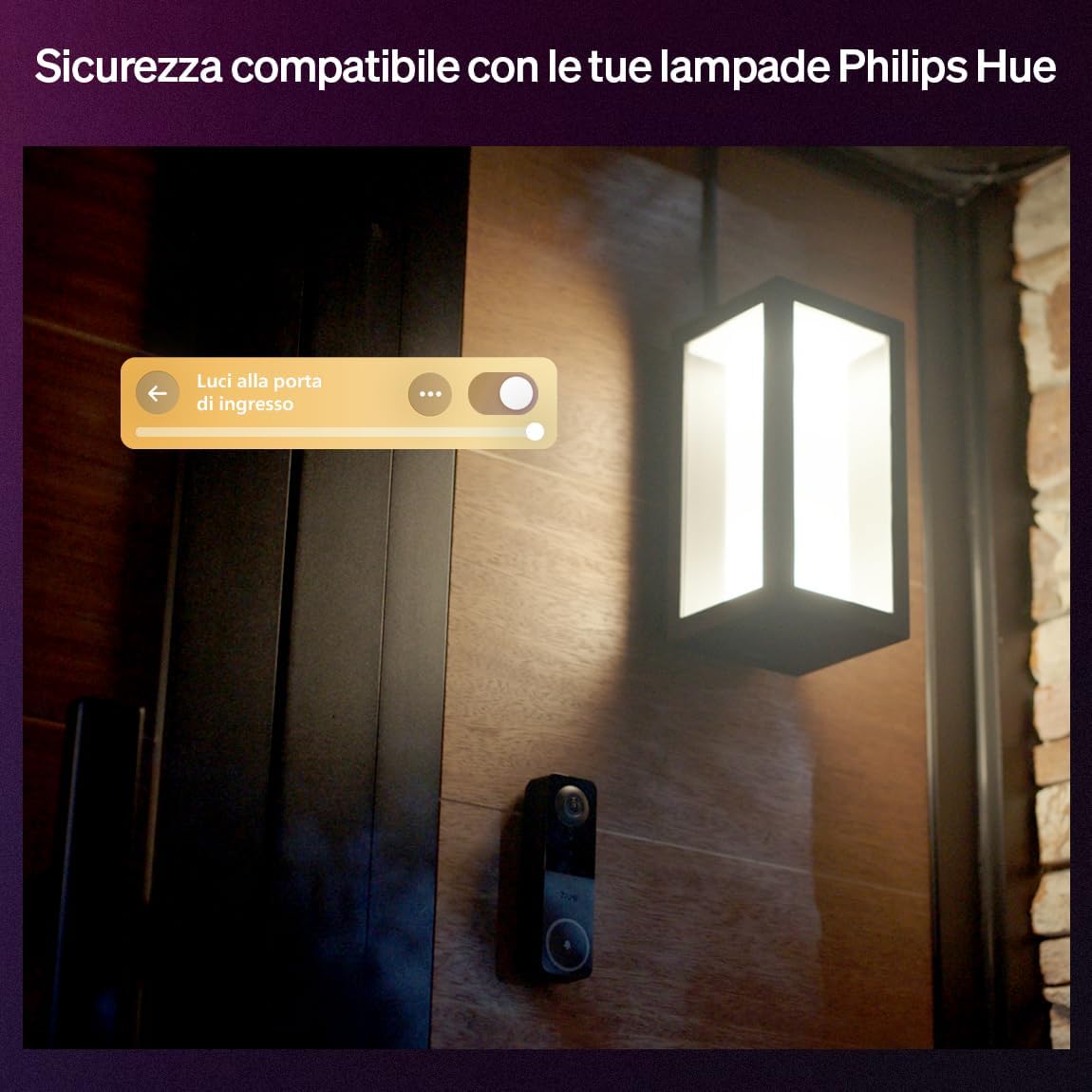 Philips Hue Secure Videocitofono Smart Wi-Fi 2K - immagine 3