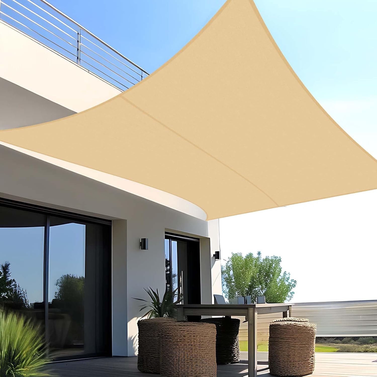 Sunny Guard Vela Ombreggiante Rettangolare 3x3m, Sabbia