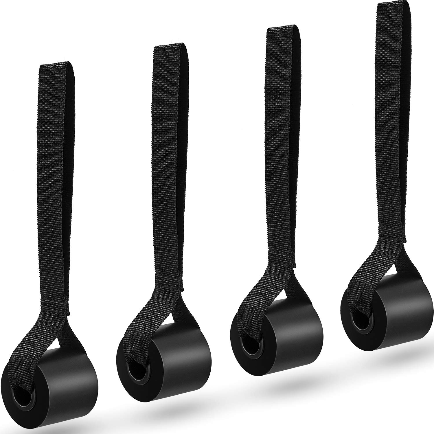 4 Pezzi Ancoraggio della Porta Elastici Fitness Bande di Resistenza Cavo di Ancoraggio per Loop Band per Allenamento in Schiuma Sopra l'Ancoraggio della Porta per Allenamento Fitness