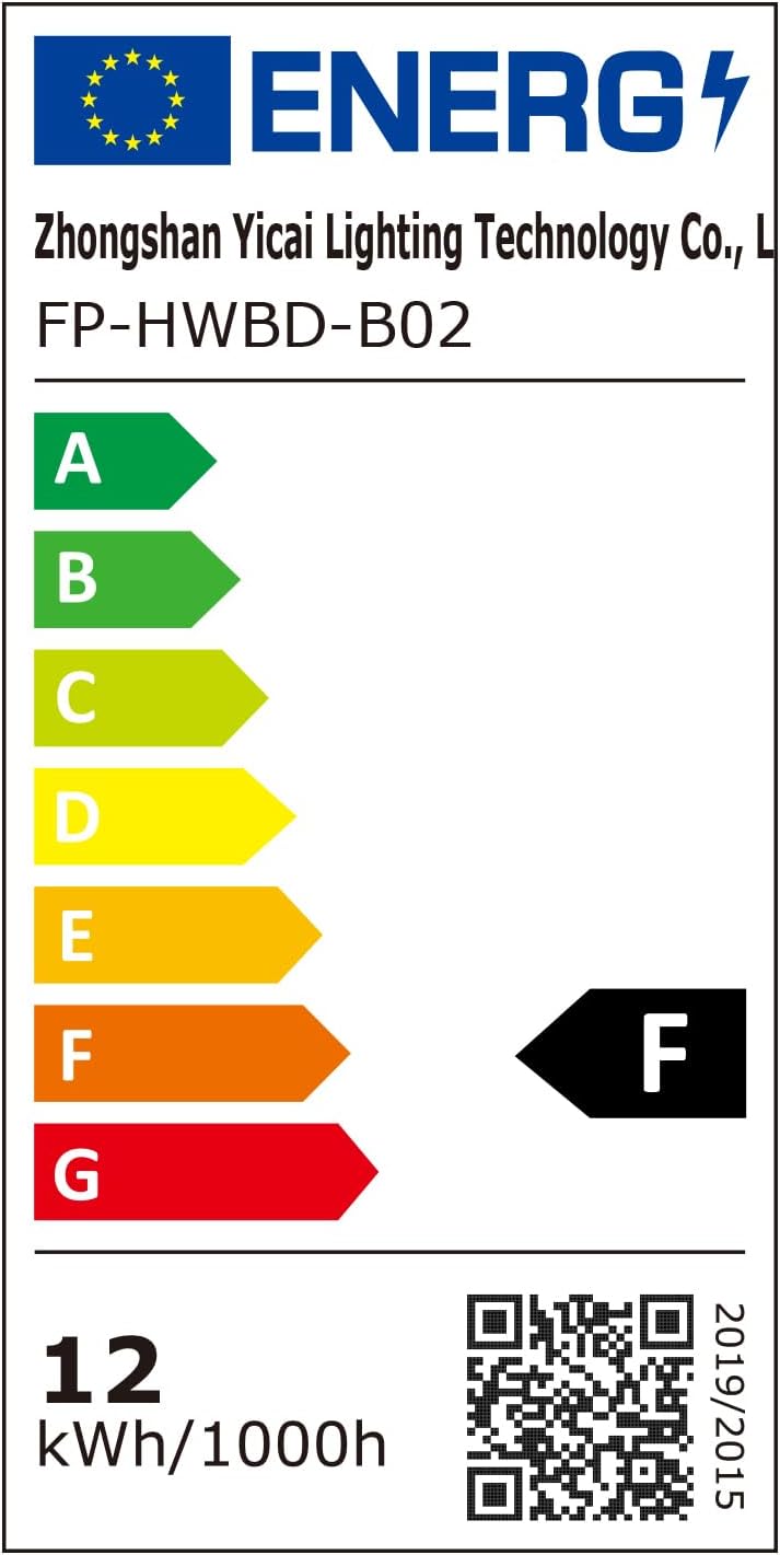 Fupe Set 4 Lampade da Parete G9 LED Esterno/Interno IP65, Nero - immagine 13