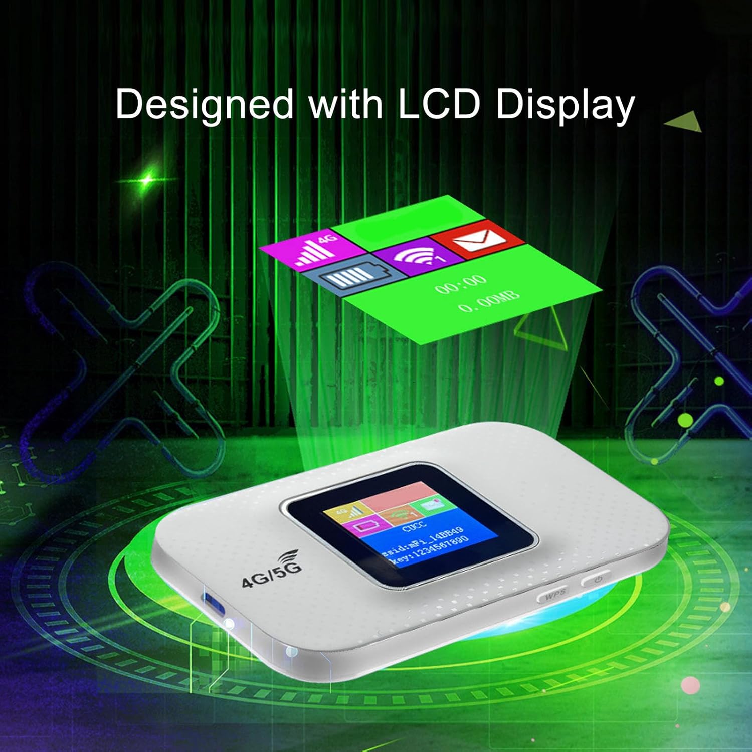 Hotspot WiFi Mobile Portatile 150 Mbps con Display LED - immagine 3