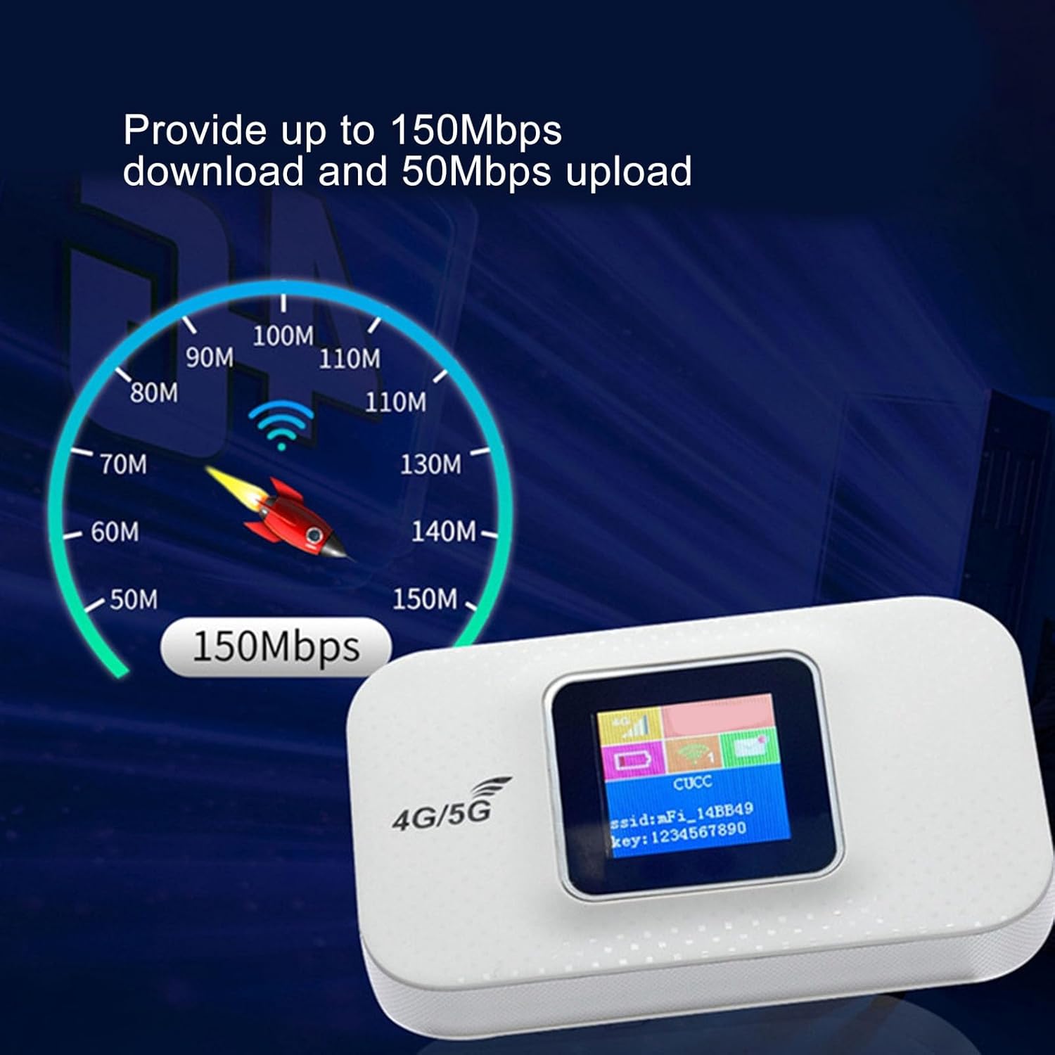 Hotspot WiFi Mobile Portatile 150 Mbps con Display LED - immagine 4