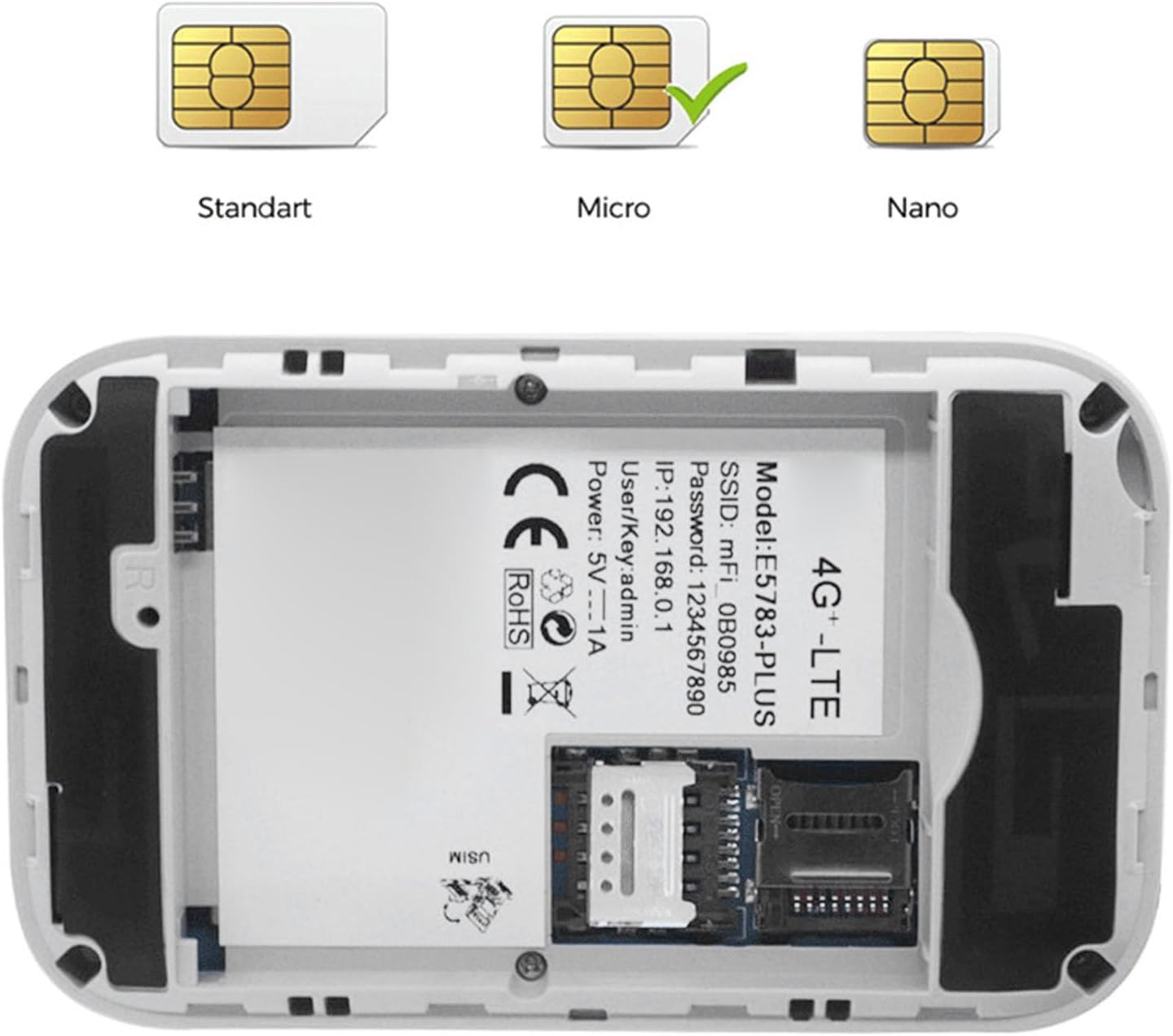Hotspot WiFi Mobile Portatile 150 Mbps con Display LED - immagine 6