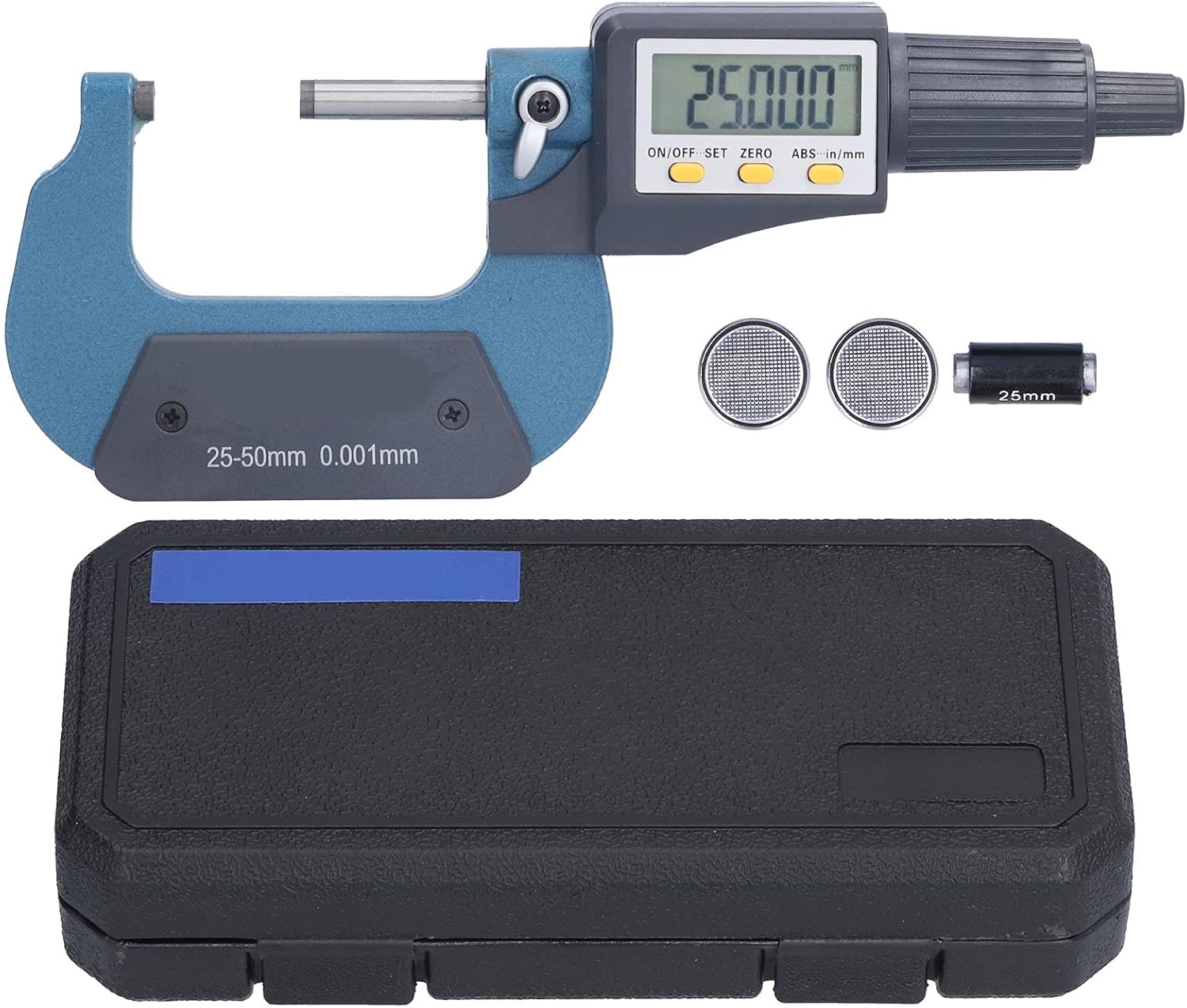 Micrometro Digitale Professionale 25-50mm / 1-2 pollici