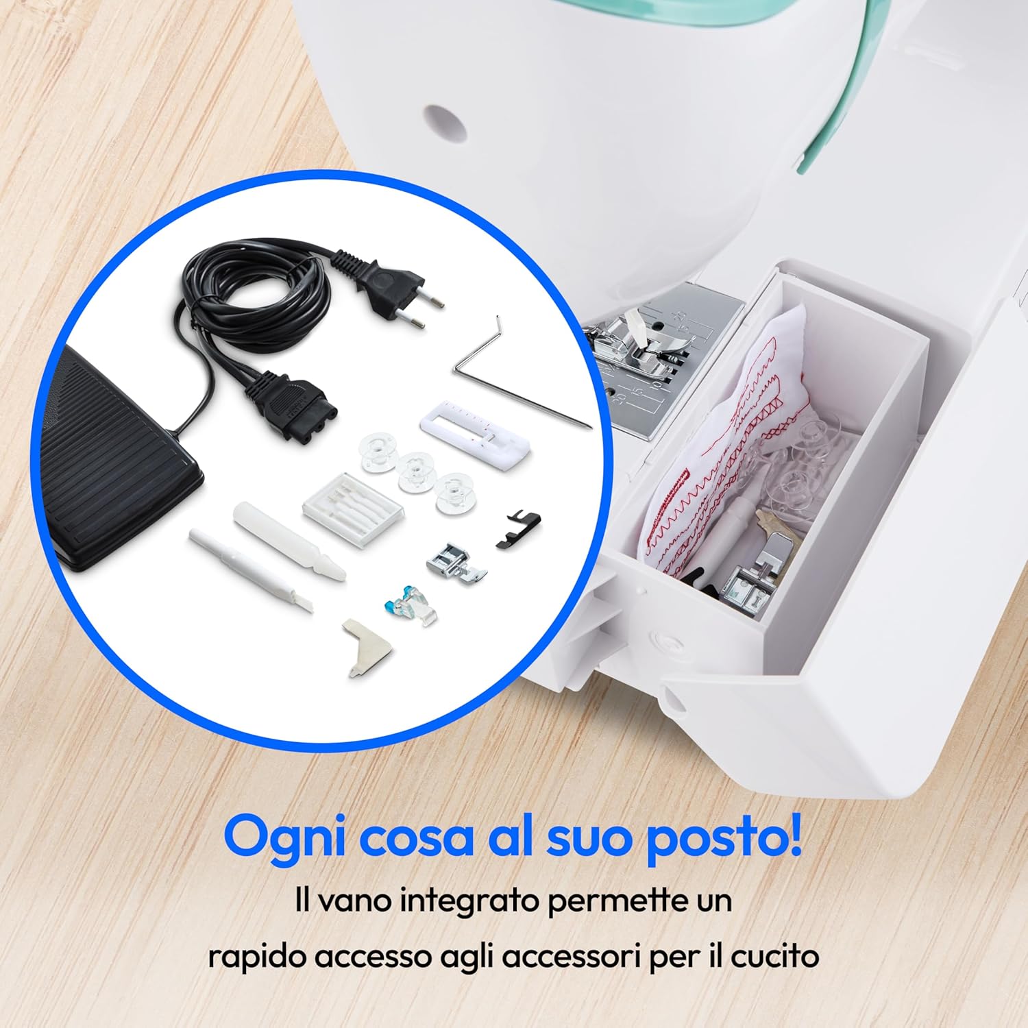 Medion SM60 - Macchina per Cucire a Braccio Libero 60W - immagine 5