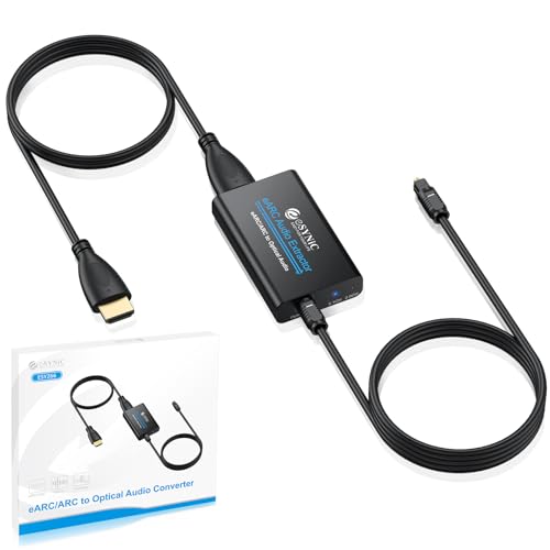 eSynic eARC ARC Audio Extractor con Cavo HDMI