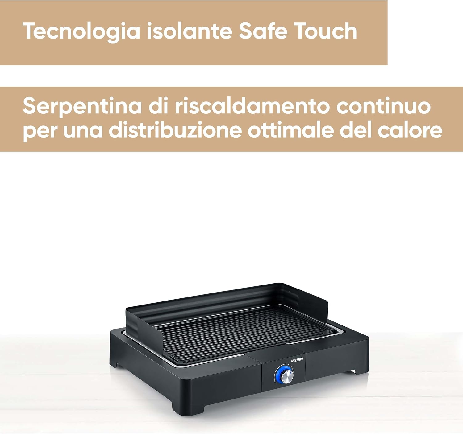 Severin PG 8567 Barbecue Elettrico 2200W, Nero - immagine 2