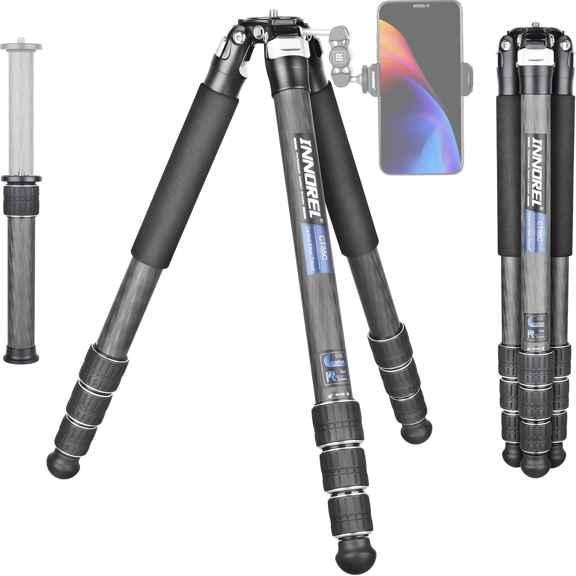 Innorel CT85C Treppiede in fibra di carbonio