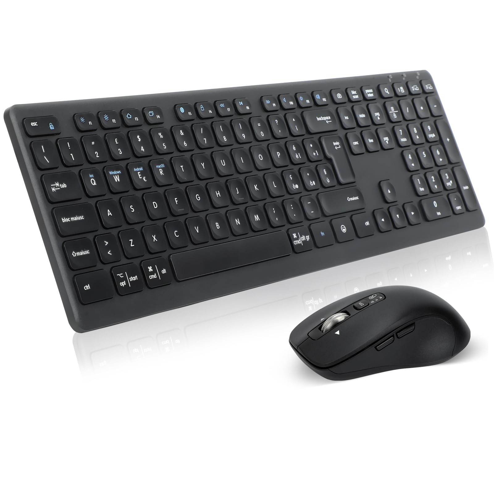 Combinazione Tastiera e Mouse Wireless M9300