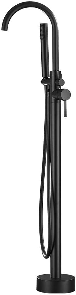 Valaz Rubinetto Vasca Freestanding Nero Opaco