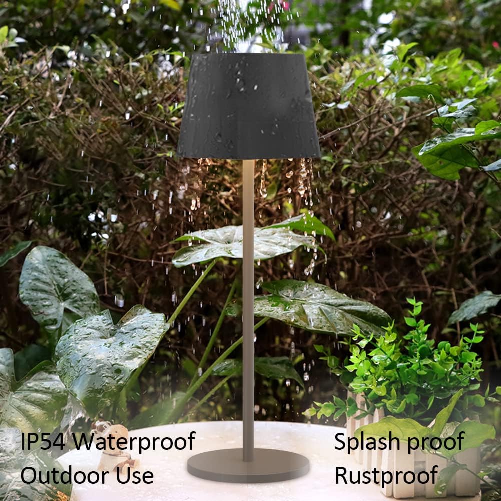 K-Bright Lampada LED da Tavolo Ricaricabile H38cm (2 pz) - immagine 3