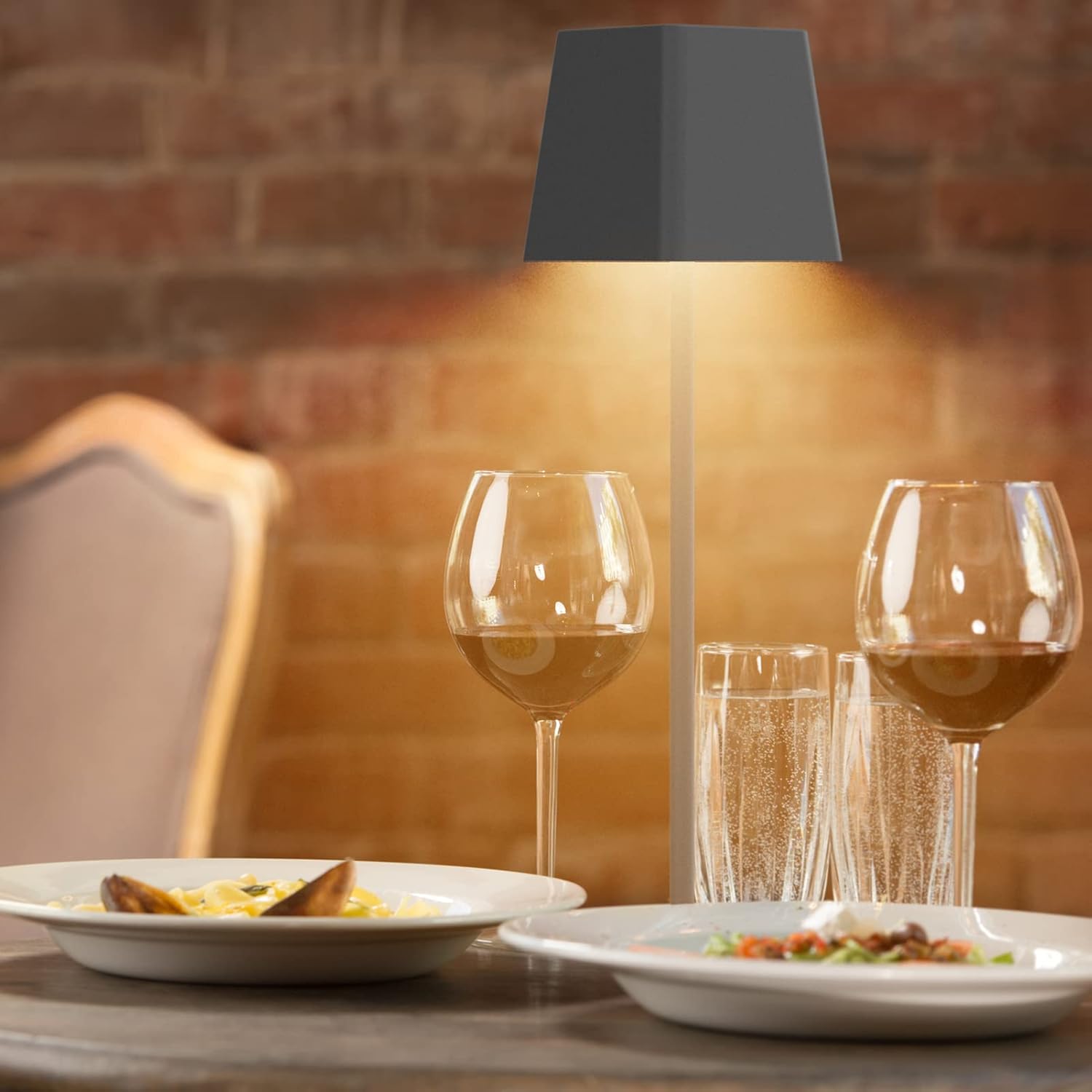 K-Bright Lampada LED da Tavolo Ricaricabile H38cm (2 pz) - immagine 8