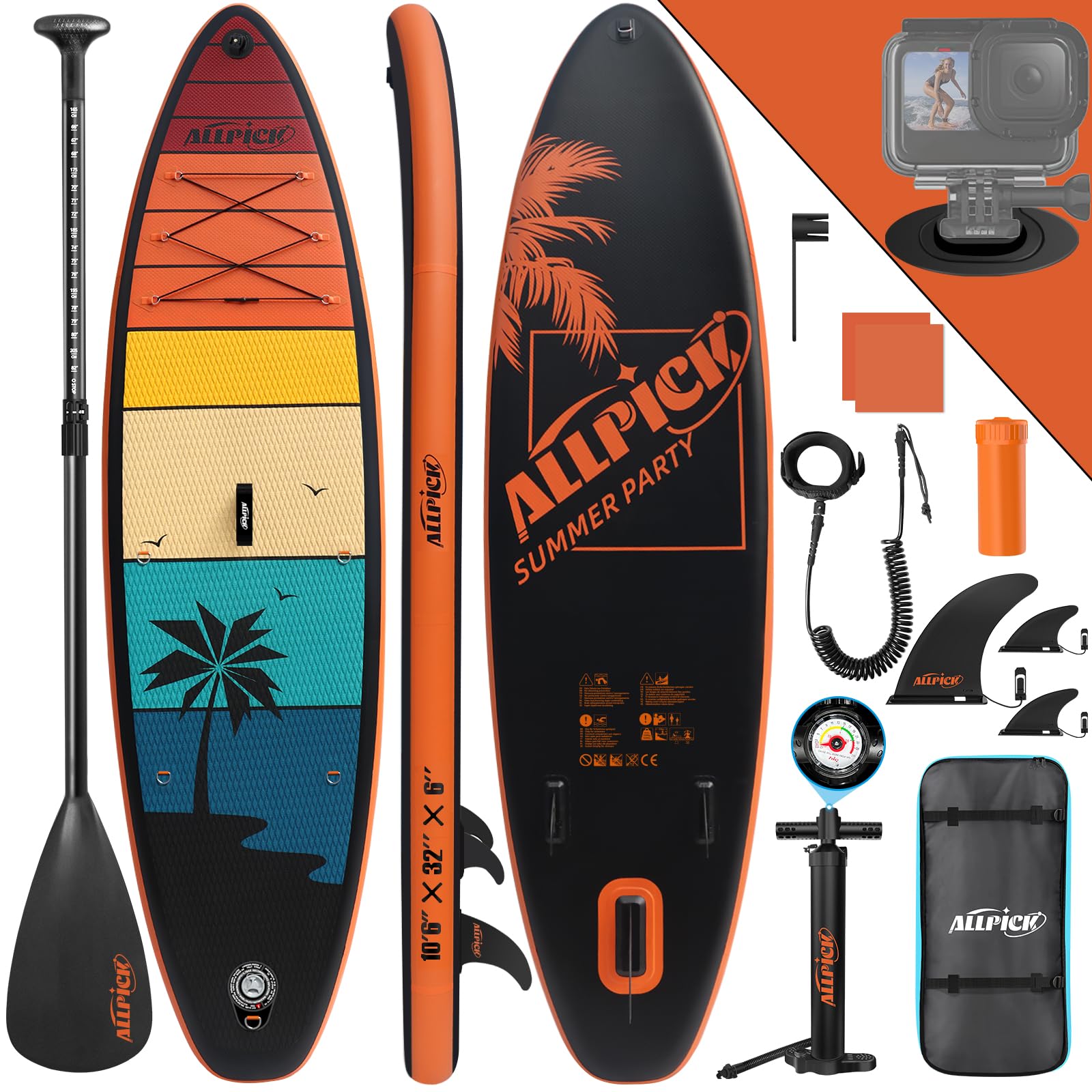 Allpick Sup Gonfiabile - Stand Up Paddle Board