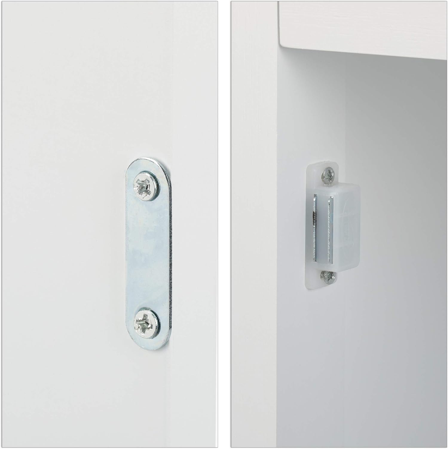 Relaxdays Mobiletto Lettiera per Gatti, Bianco - immagine 7