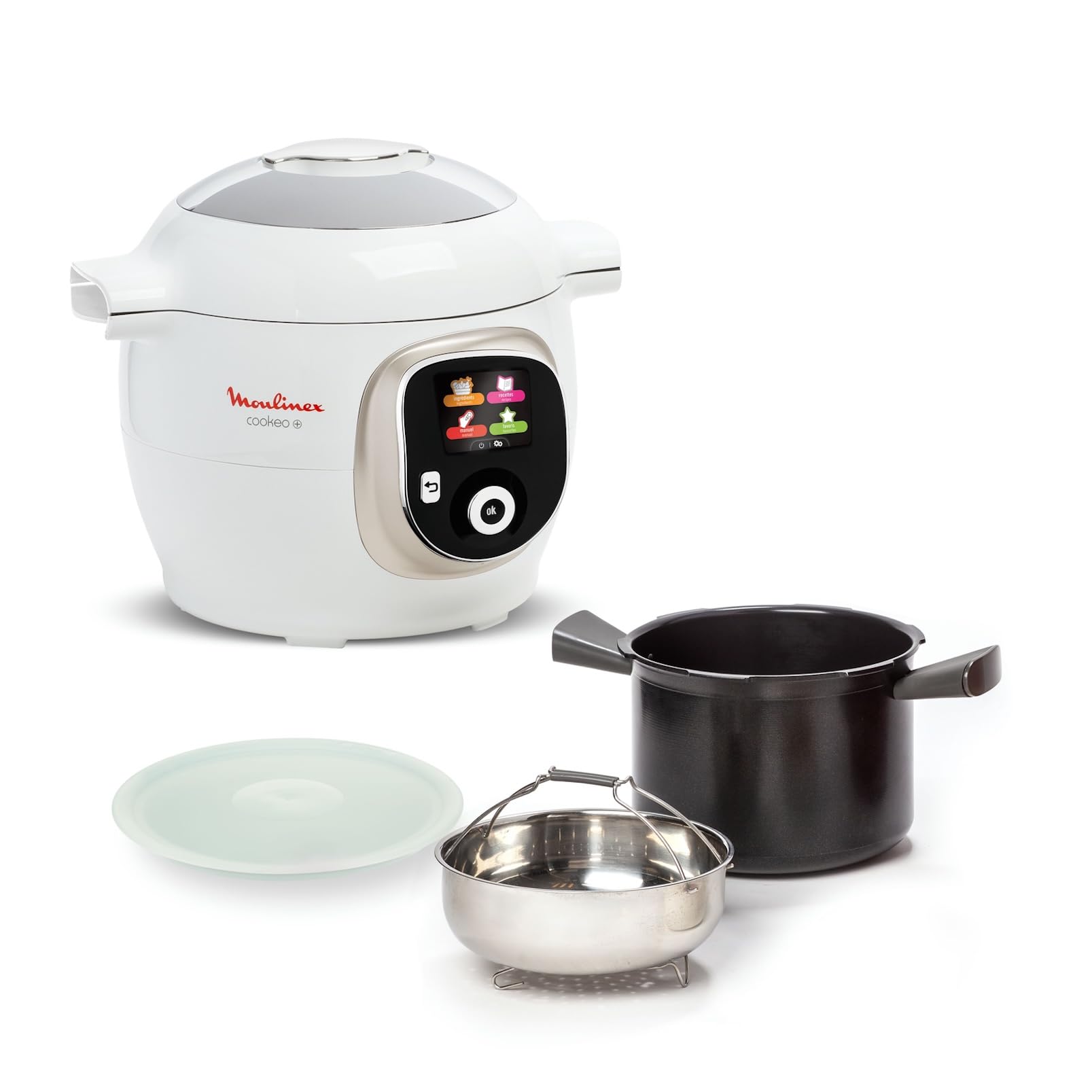 Moulinex Cookeo+ Multicooker Intelligente 6 Litri, Bianco