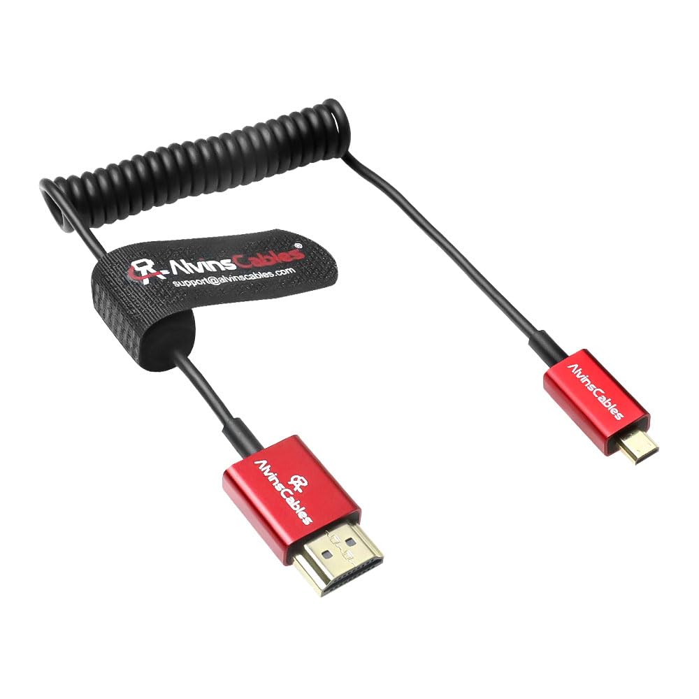 Alvin's Cables 8K 2.1 Cavo Micro-HDMI a HDMI 70cm
