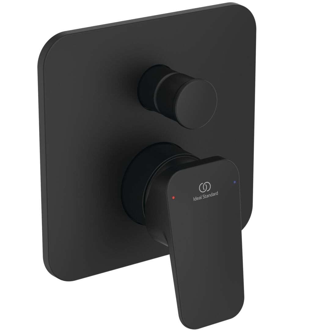 Ideal Standard Ceraplan - Miscelatore Monocomando Doccia Nero Seta