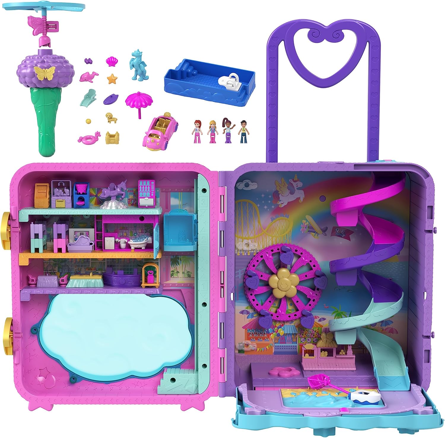 Polly Pocket Pollyville - Trolley Resort Vacanze HKV43 - immagine 1