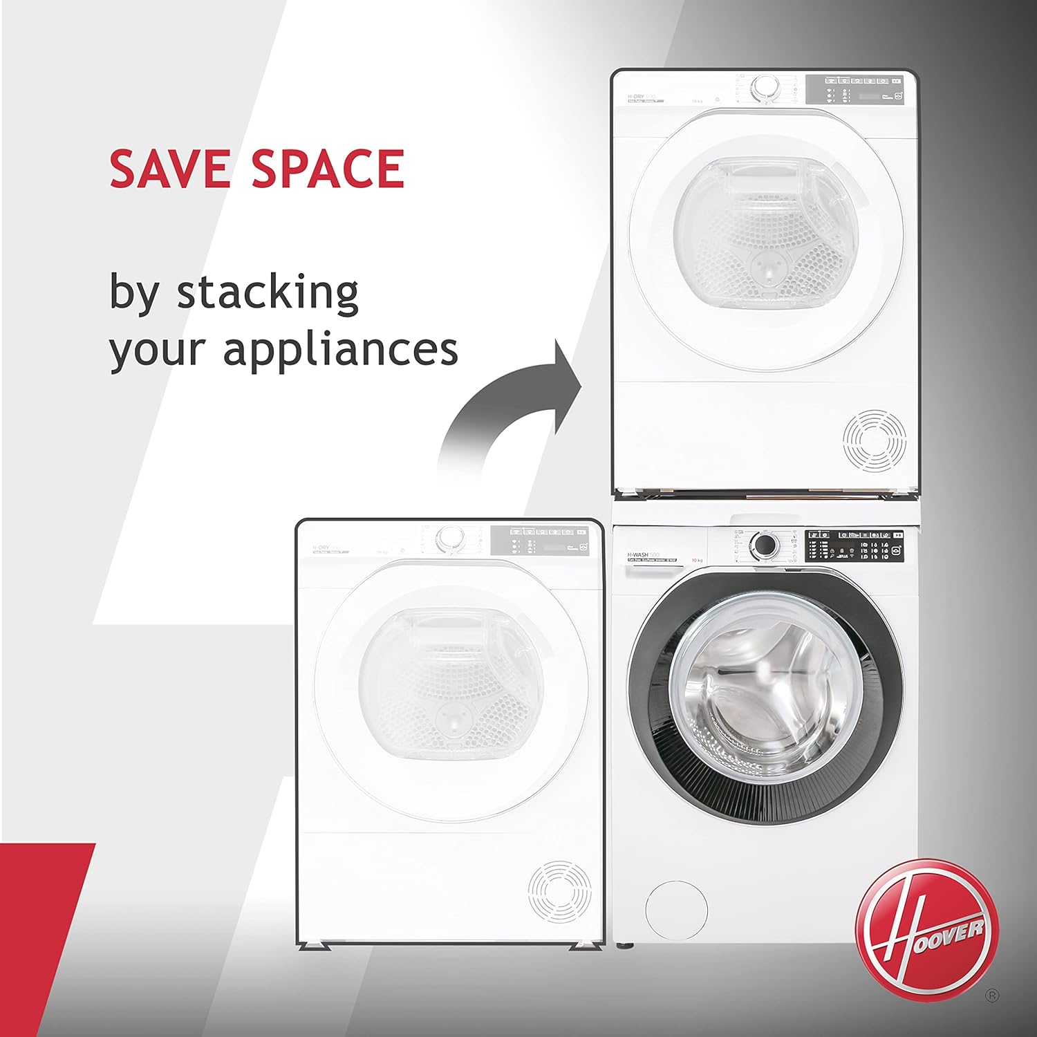 Hoover Kit Impilabile Universale per Lavatrici - immagine 2