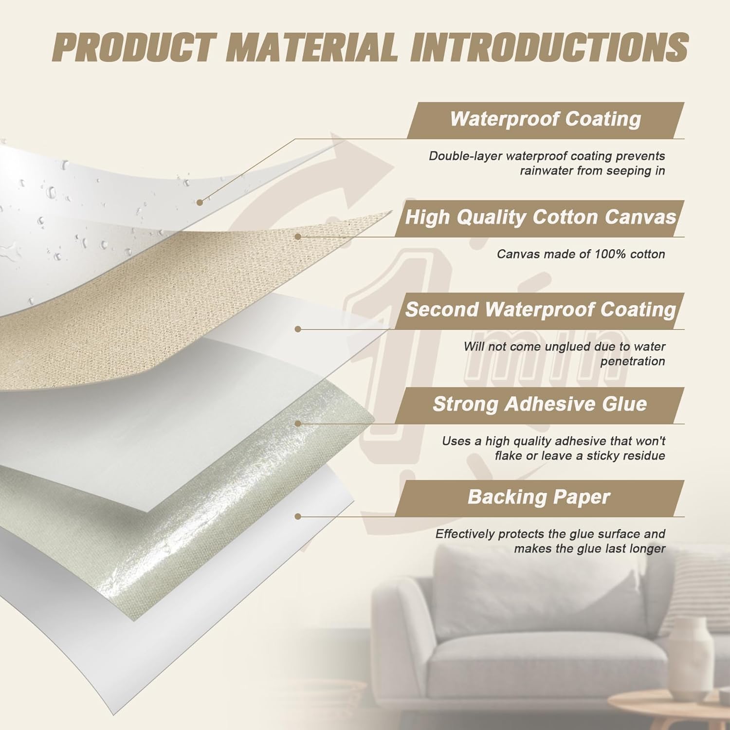 Adesivo in Tessuto Patch 10x200cm - Nero - immagine 2