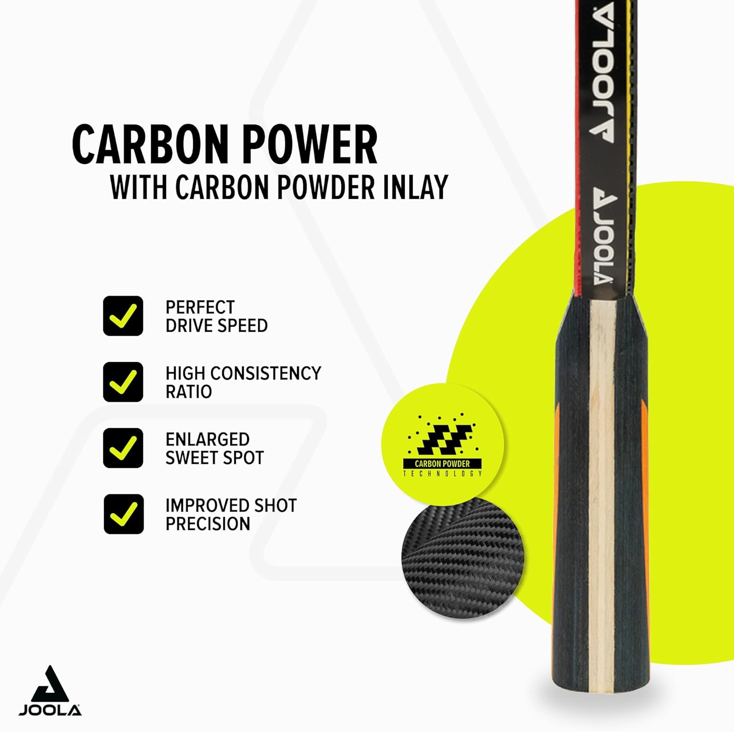 Joola Carbon Racchetta da Ping Pong Professionale - immagine 2