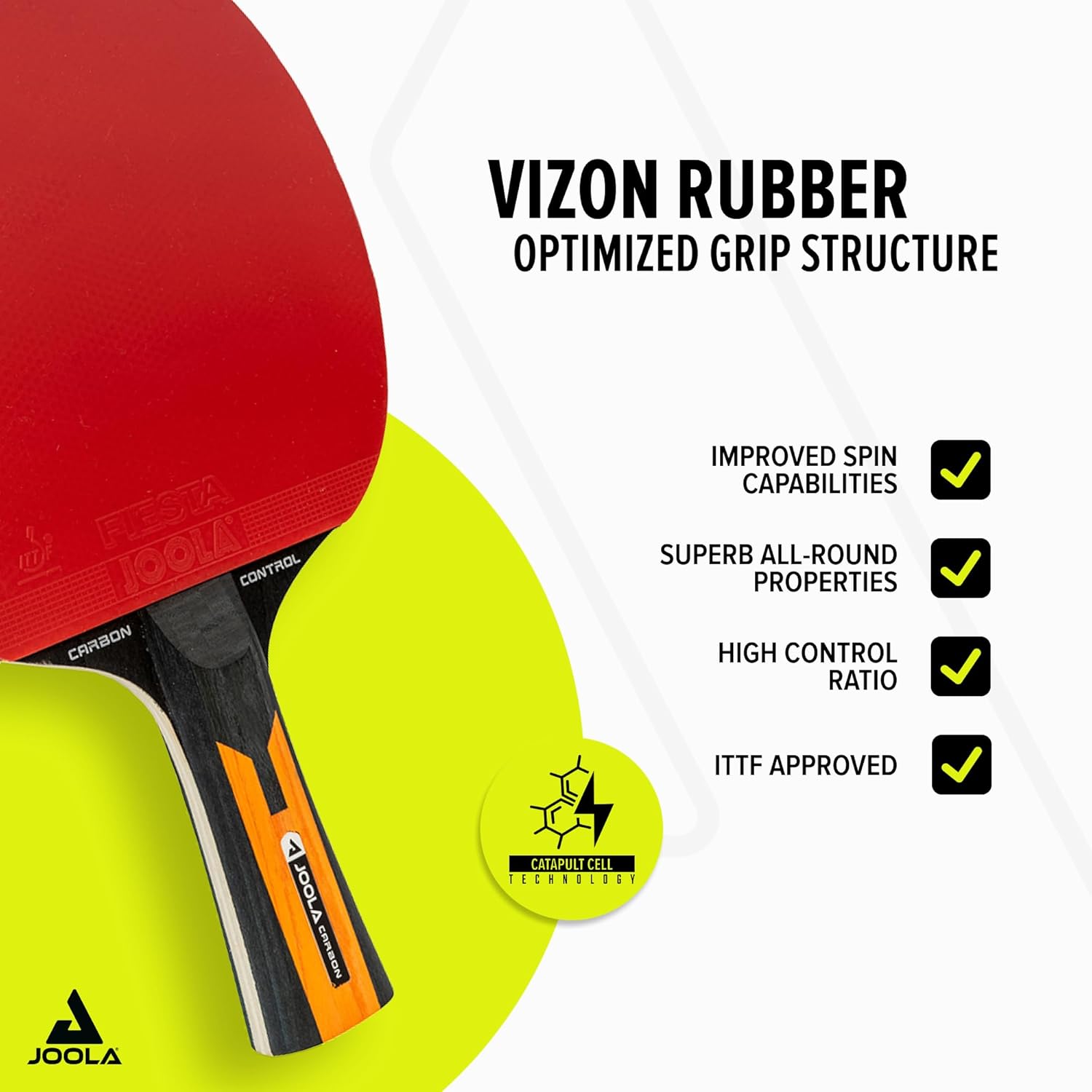 Joola Carbon Racchetta da Ping Pong Professionale - immagine 3