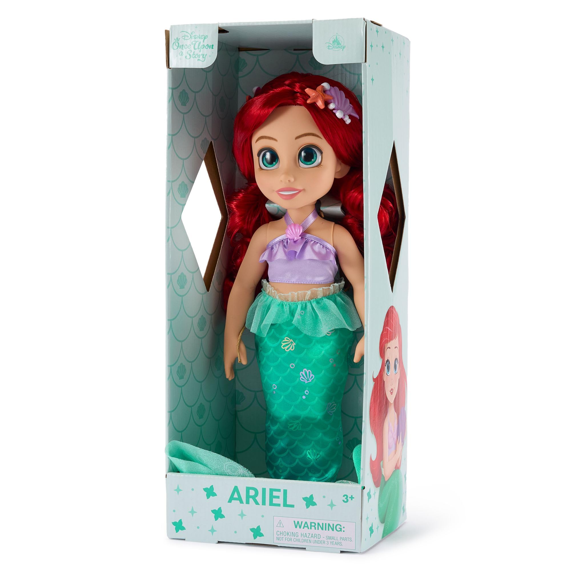 Disney Store Official - Bambola Ariel con Spazzola 40,5cm