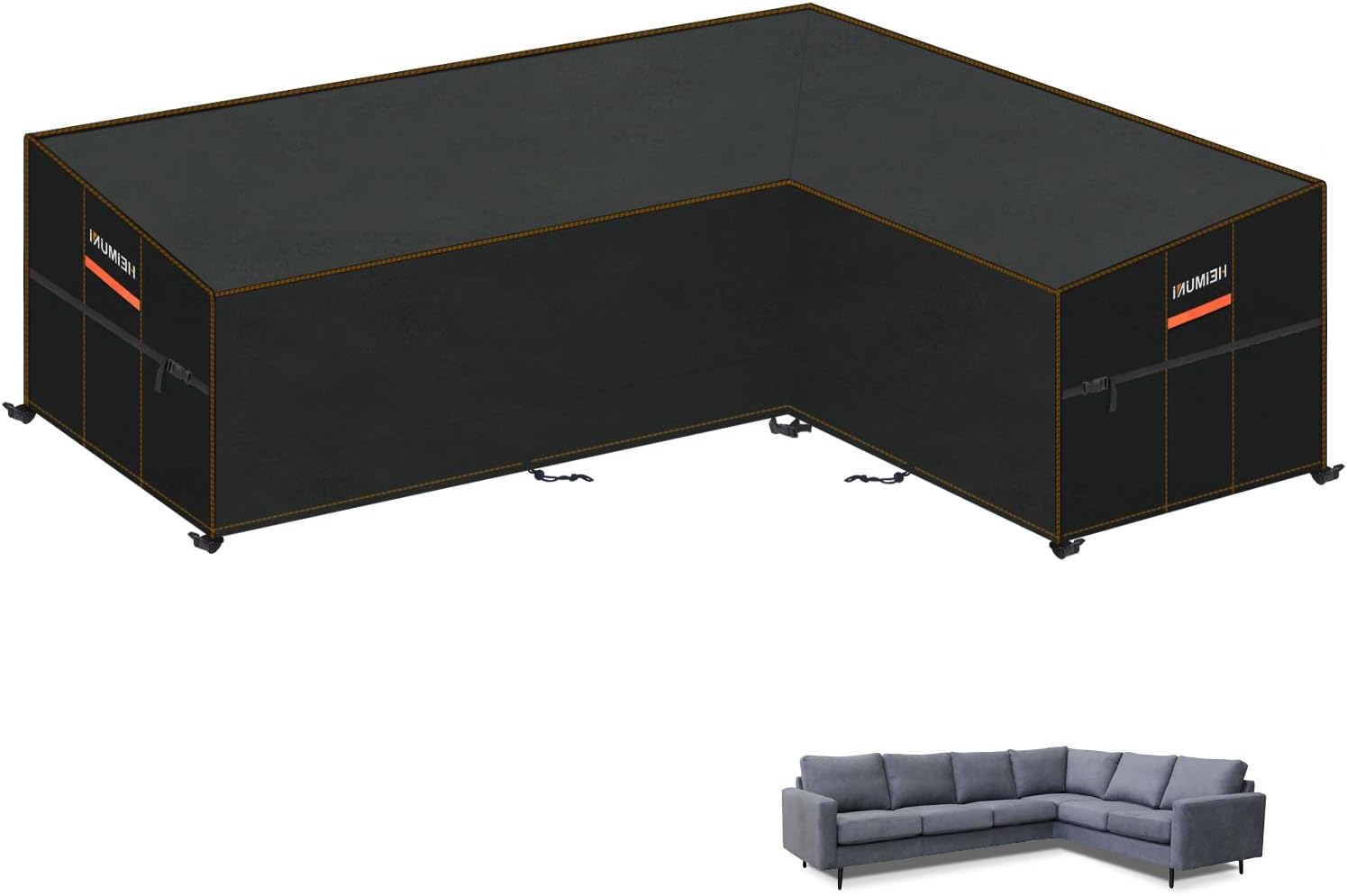 Heimuni Copertura Divano da Giardino Impermeabile a L - immagine 1