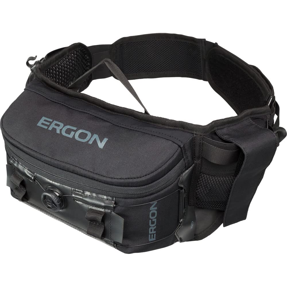 ERGON, sac BA Hip Pack Unisex Adulto, Nero, One Size