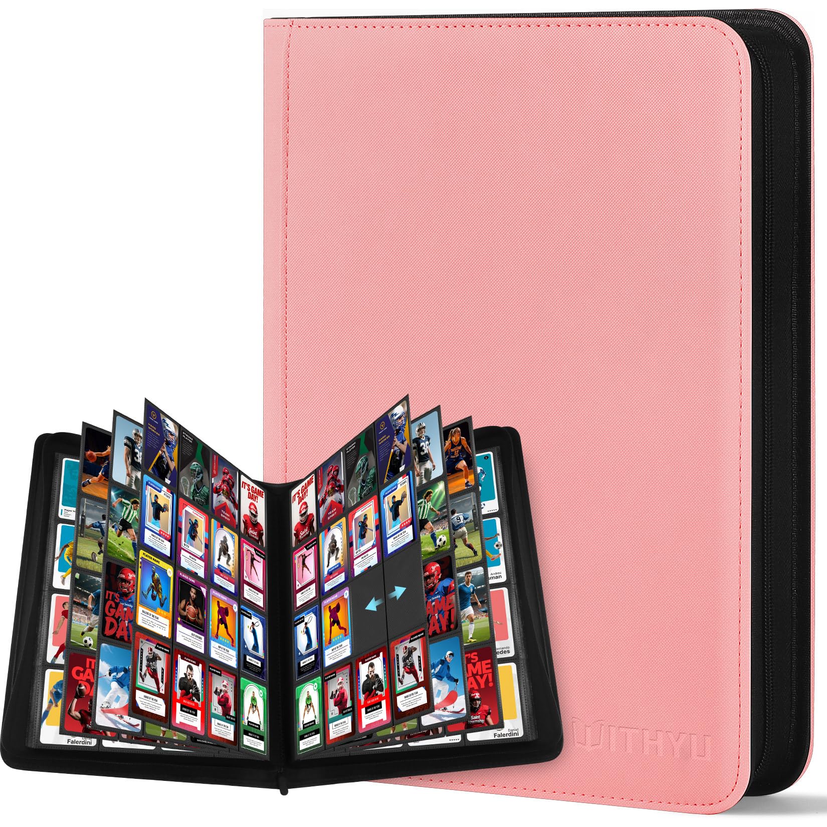 Withyu Album da Collezione per Carte 1024 Carte, Rosa
