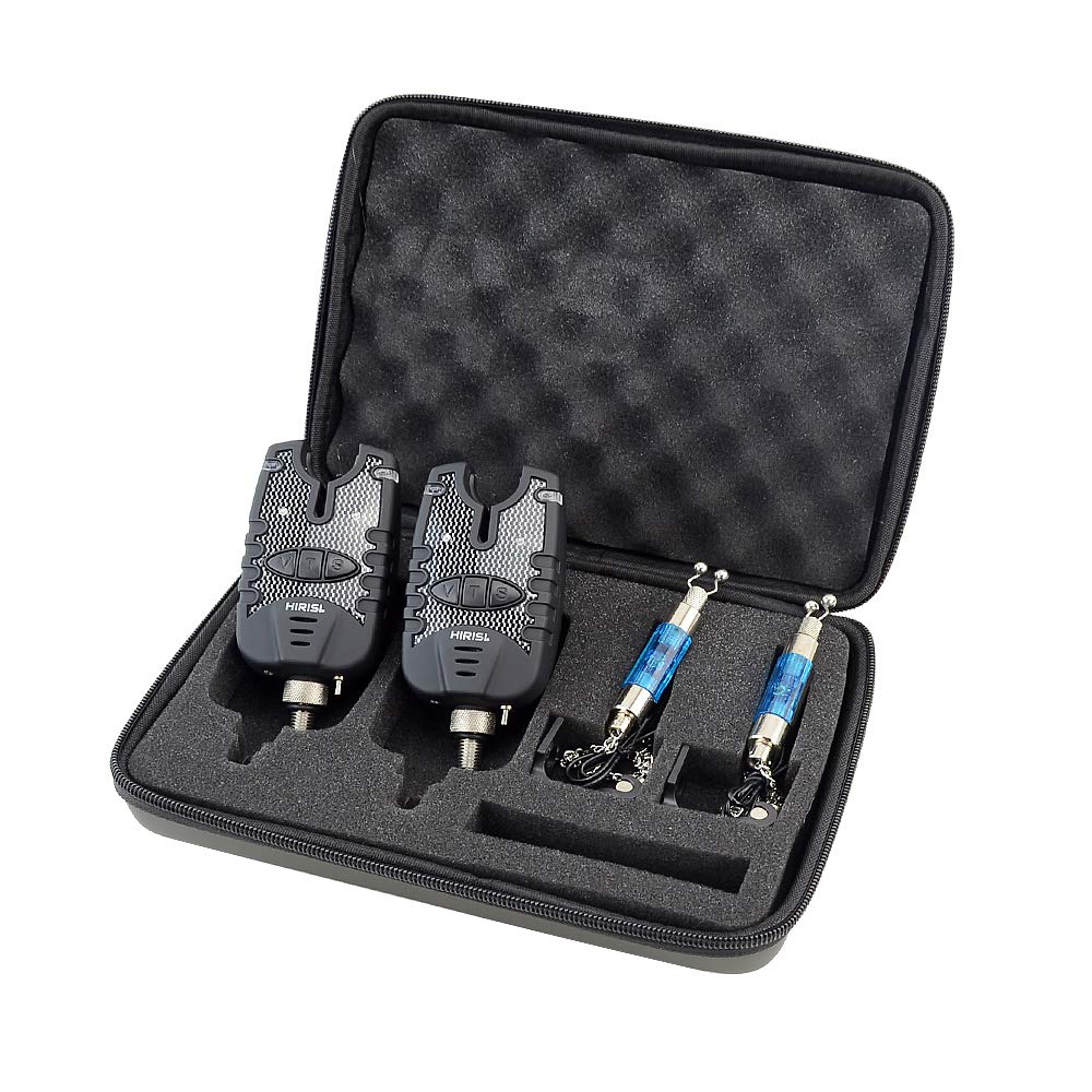 Allarme morso Pesca alla Carpa e Set Swinger LED Blu Resistente all'Acqua