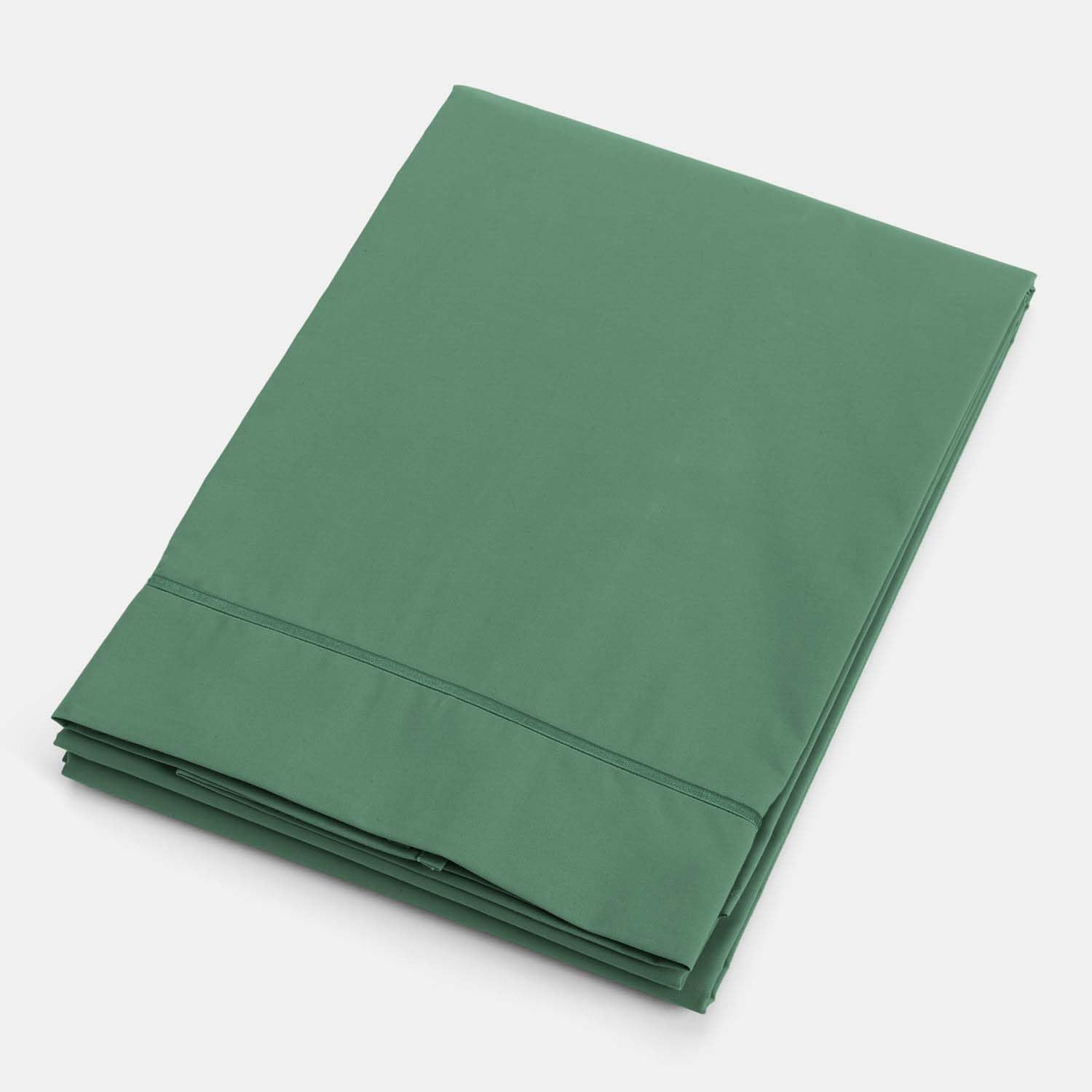 Bianca Plain Dyed Percale Jade - Set Lenzuola Completo - immagine 2