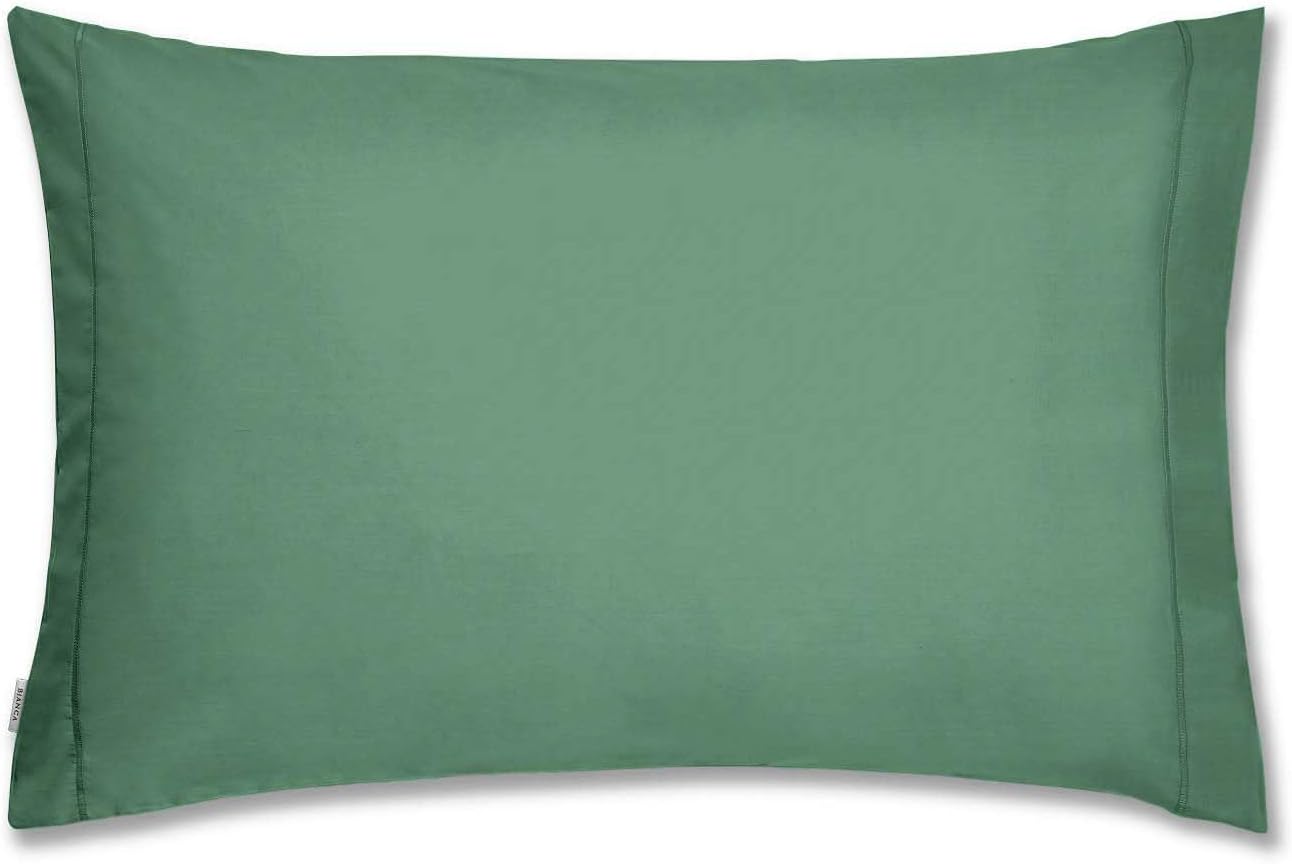 Bianca Plain Dyed Percale Jade - Set Lenzuola Completo - immagine 4