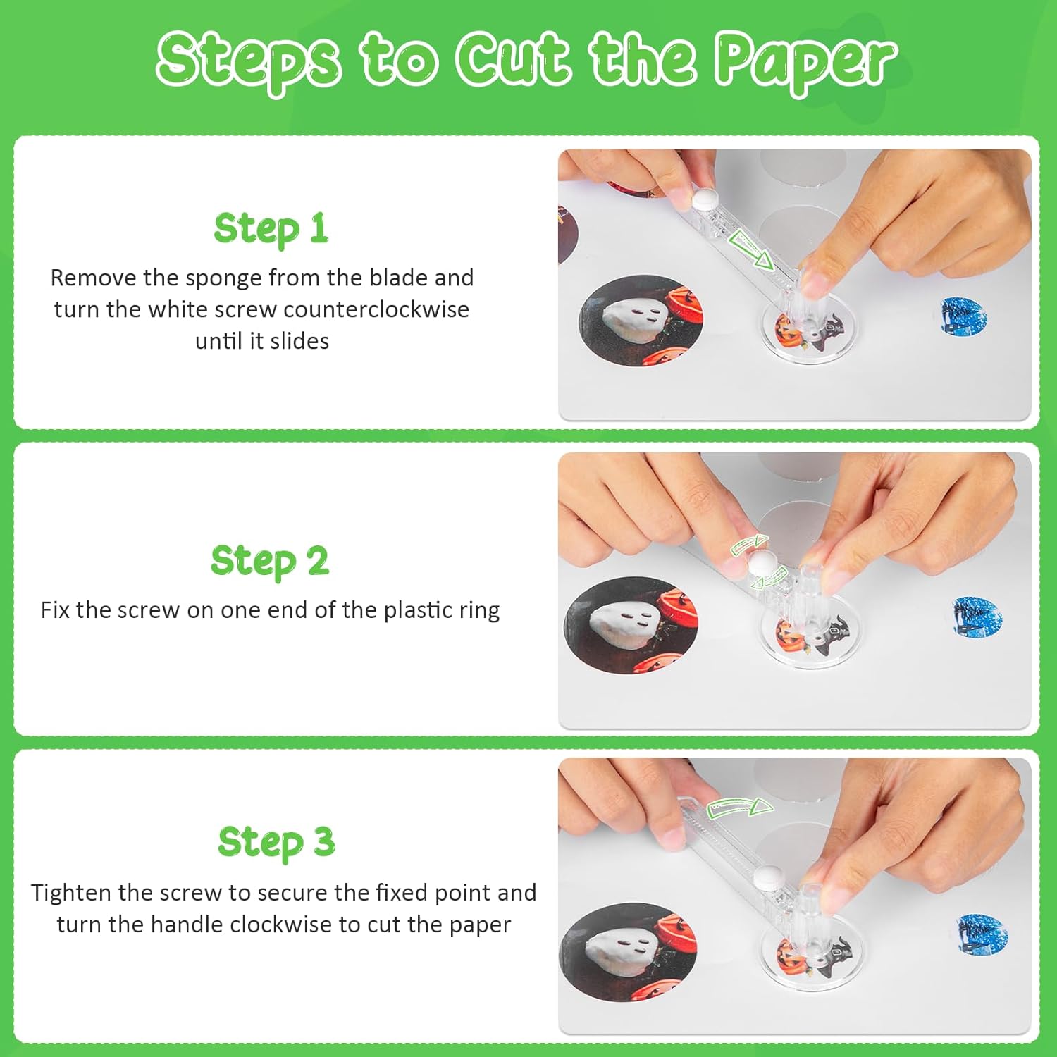 Macchina per Bottoni 58mm con 100 Pezzi e Taglierina - immagine 4