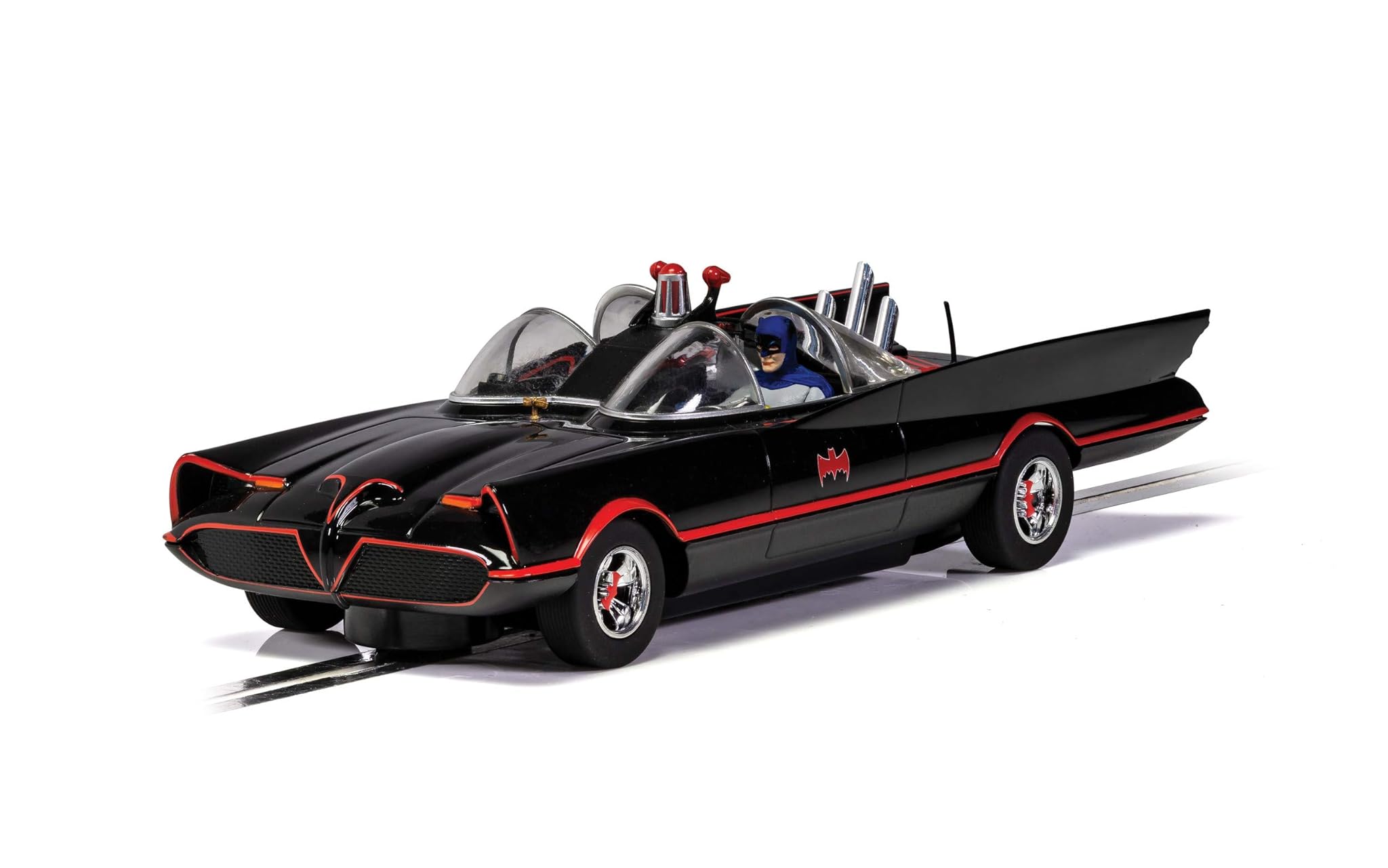 Scalextric C4175 Batman Batmobile 1966 - Slot Car 1:32, Nero